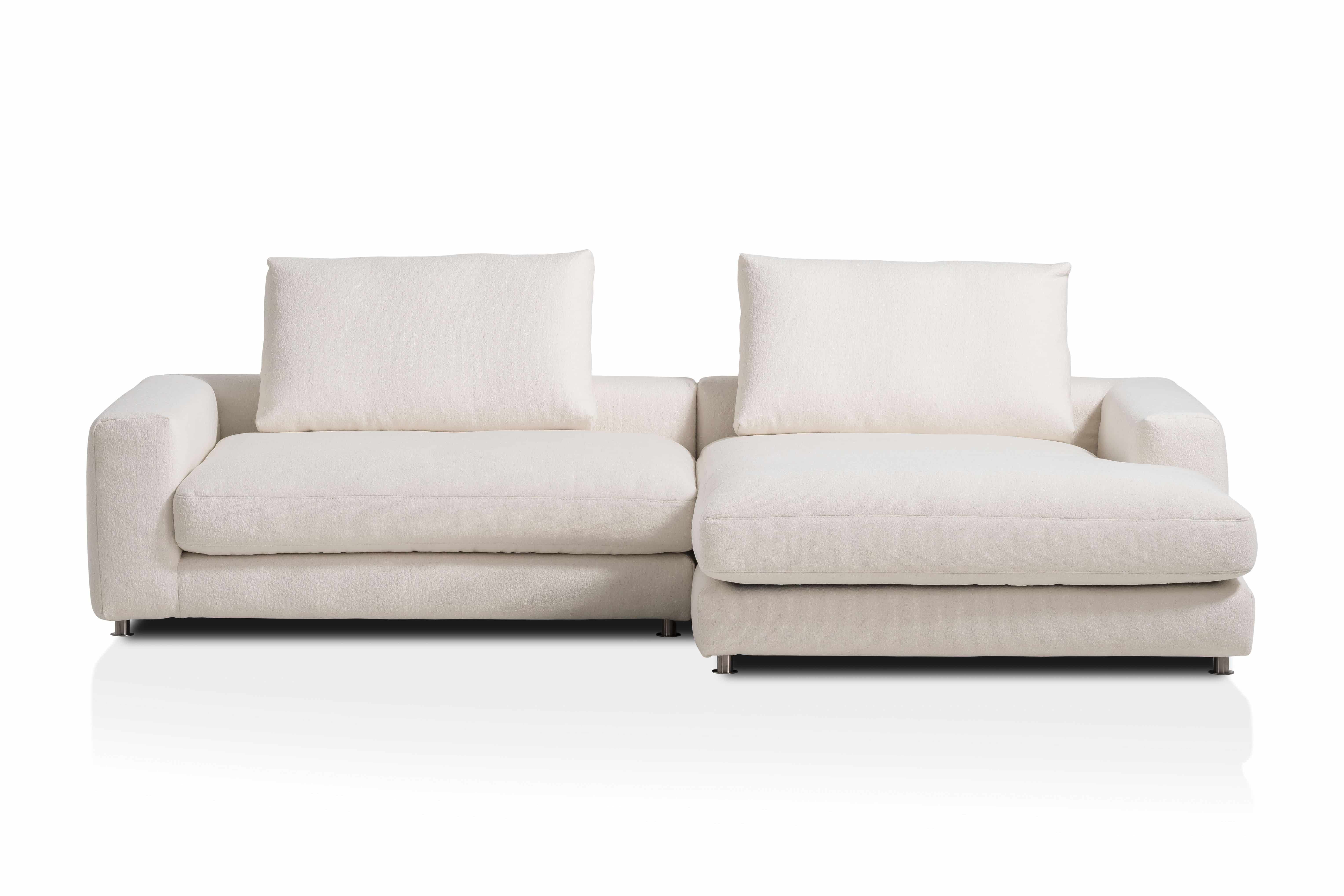 Berry Ecksofa beige - designwerk – Eleganz mit Taschenfederkern