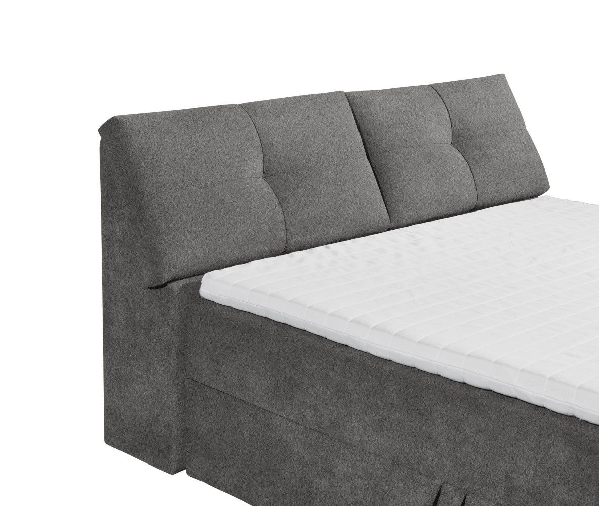 Boxspringbett Redmond Mikrofaser Azar mit Stauraum