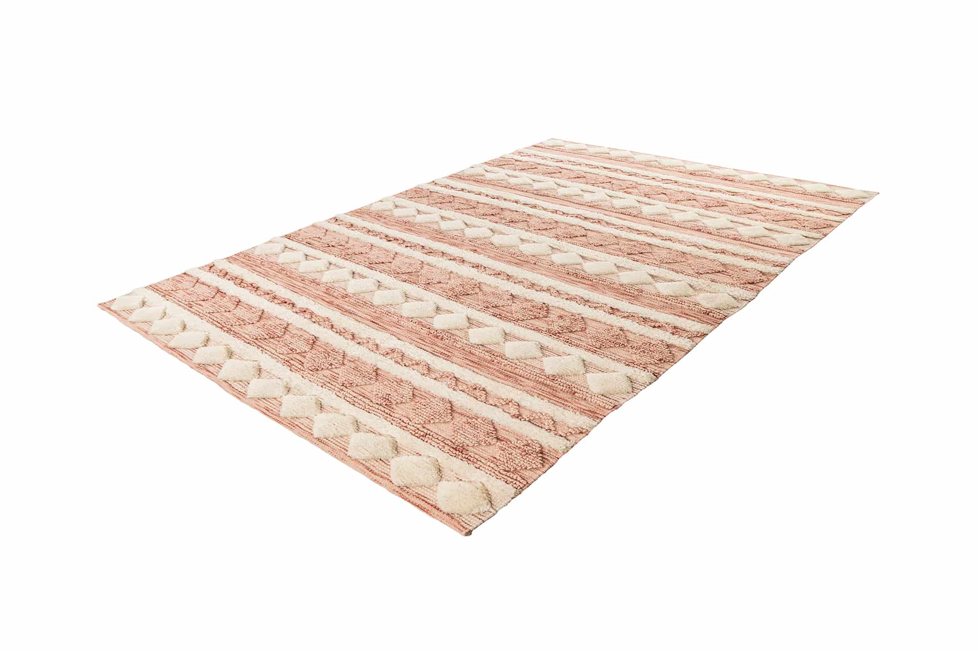 Bohist 225 Rosa / Creme 200cm x 200cm Bohist 225 Rosa / Creme 200cm x 200cm