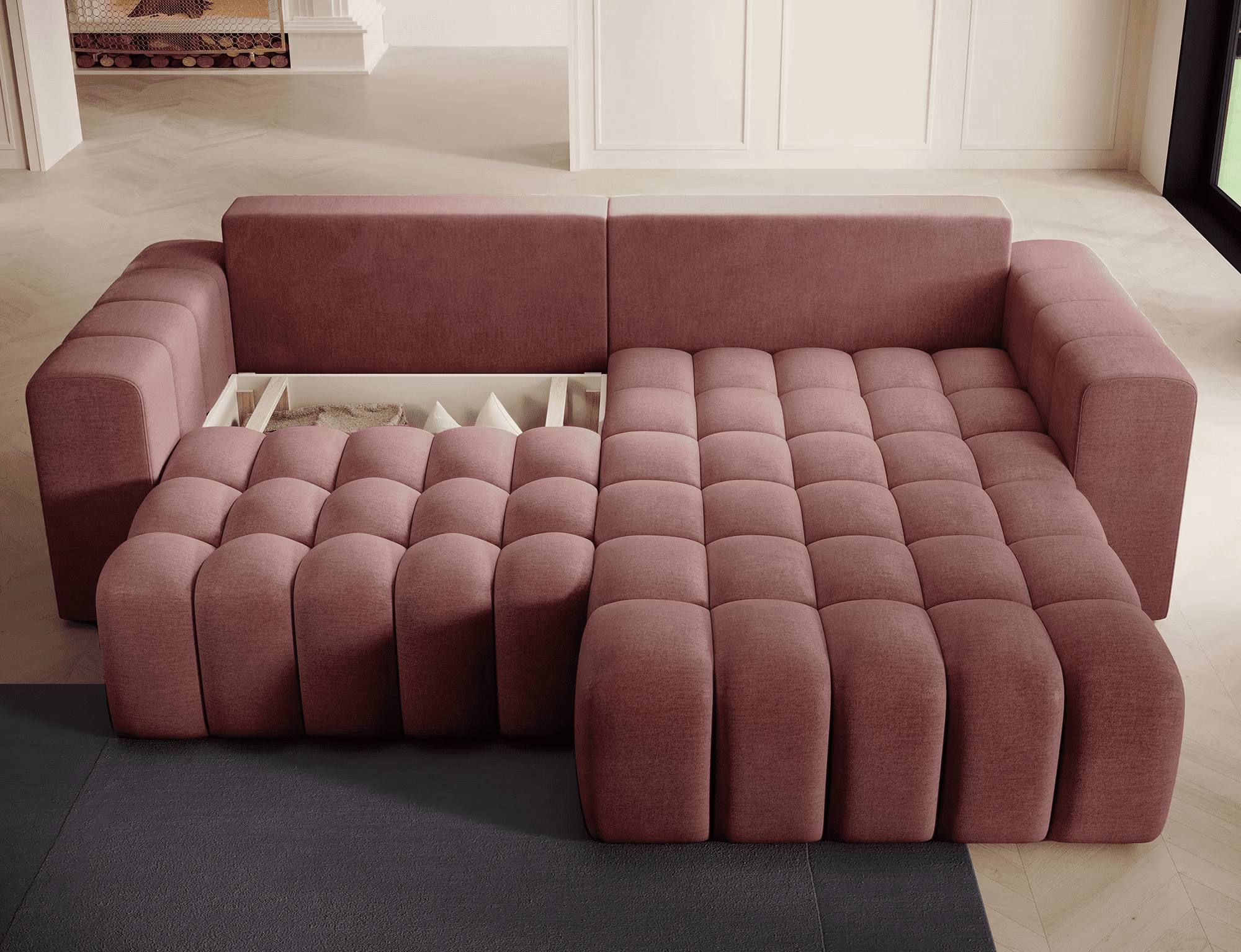 Bonett Ecksofa mit Schlaffunktion - Modernes Design und unvergleichlicher Komfort für Ihr Wohnzimmer Bonett Ecksofa mit Schlaffunktion - Modernes Design und unvergleichlicher Komfort für Ihr Wohnzimmer