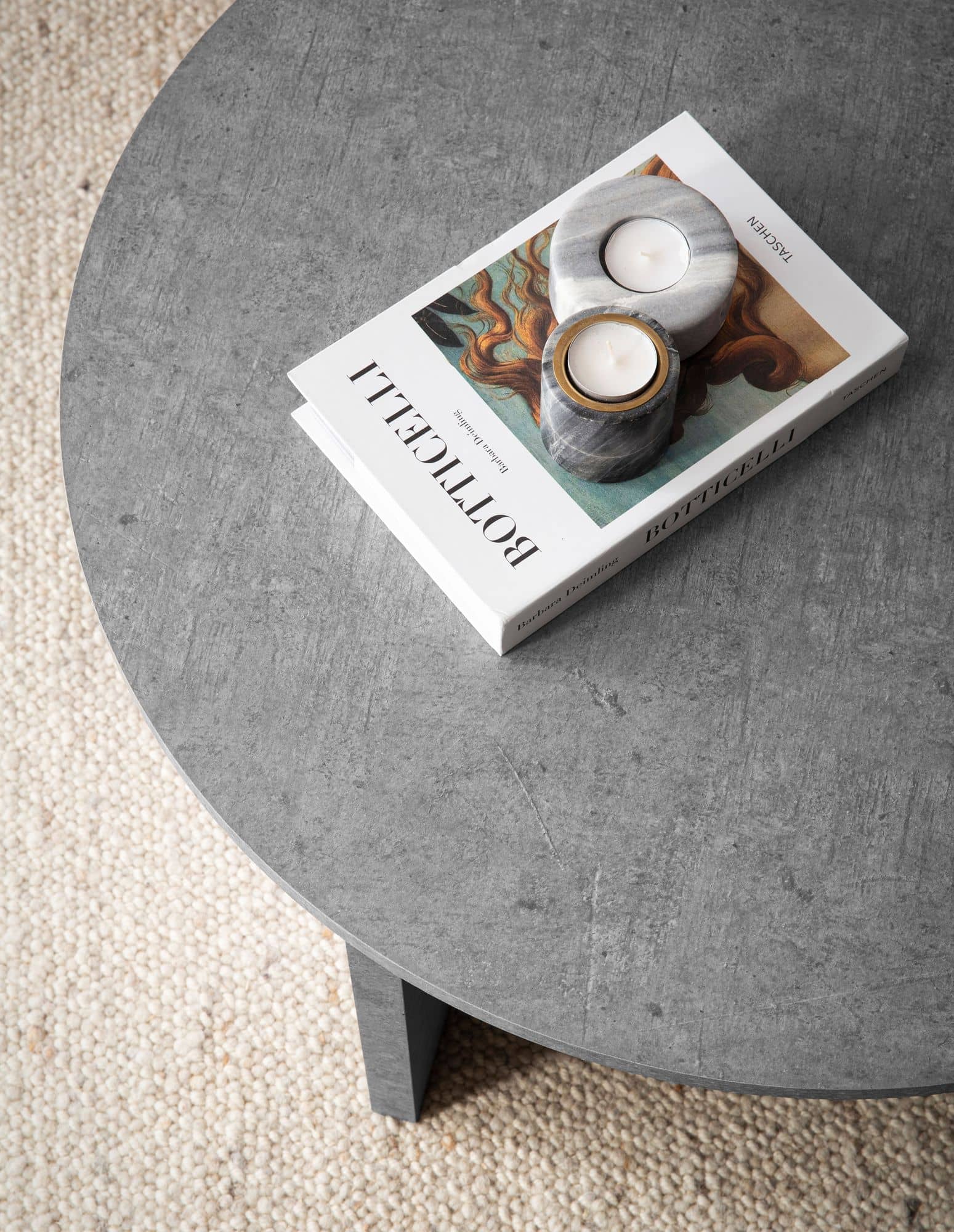 Couchtisch 70x70x33 cm Grau Sofatisch in Beton-Optik Modern Couchtisch 70x70x33 cm Grau Sofatisch in Beton-Optik Modern