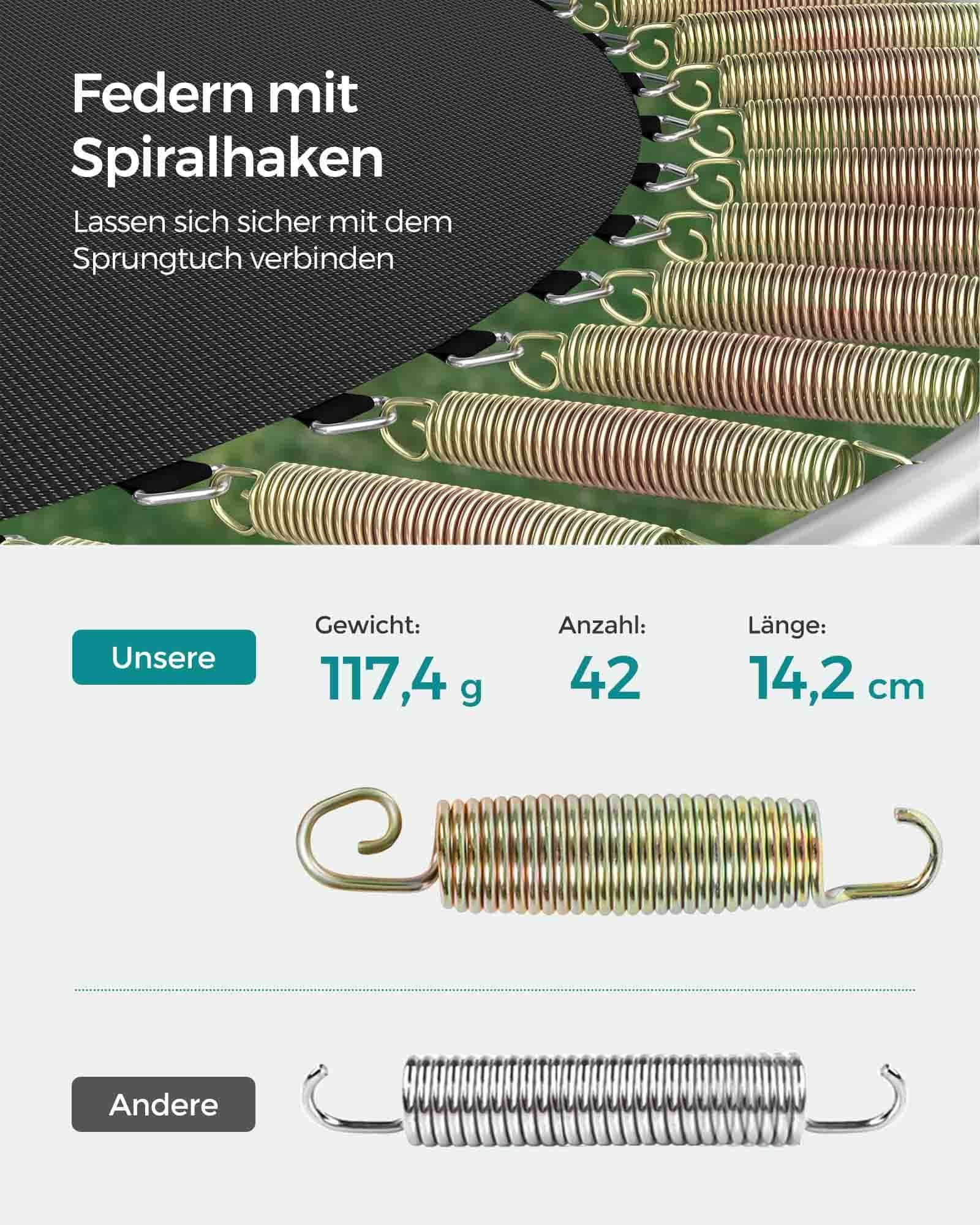Gartentrampolin mit Netz Ø 244 cm-B34STR8BK Gartentrampolin mit Netz Ø 244 cm-B34STR8BK