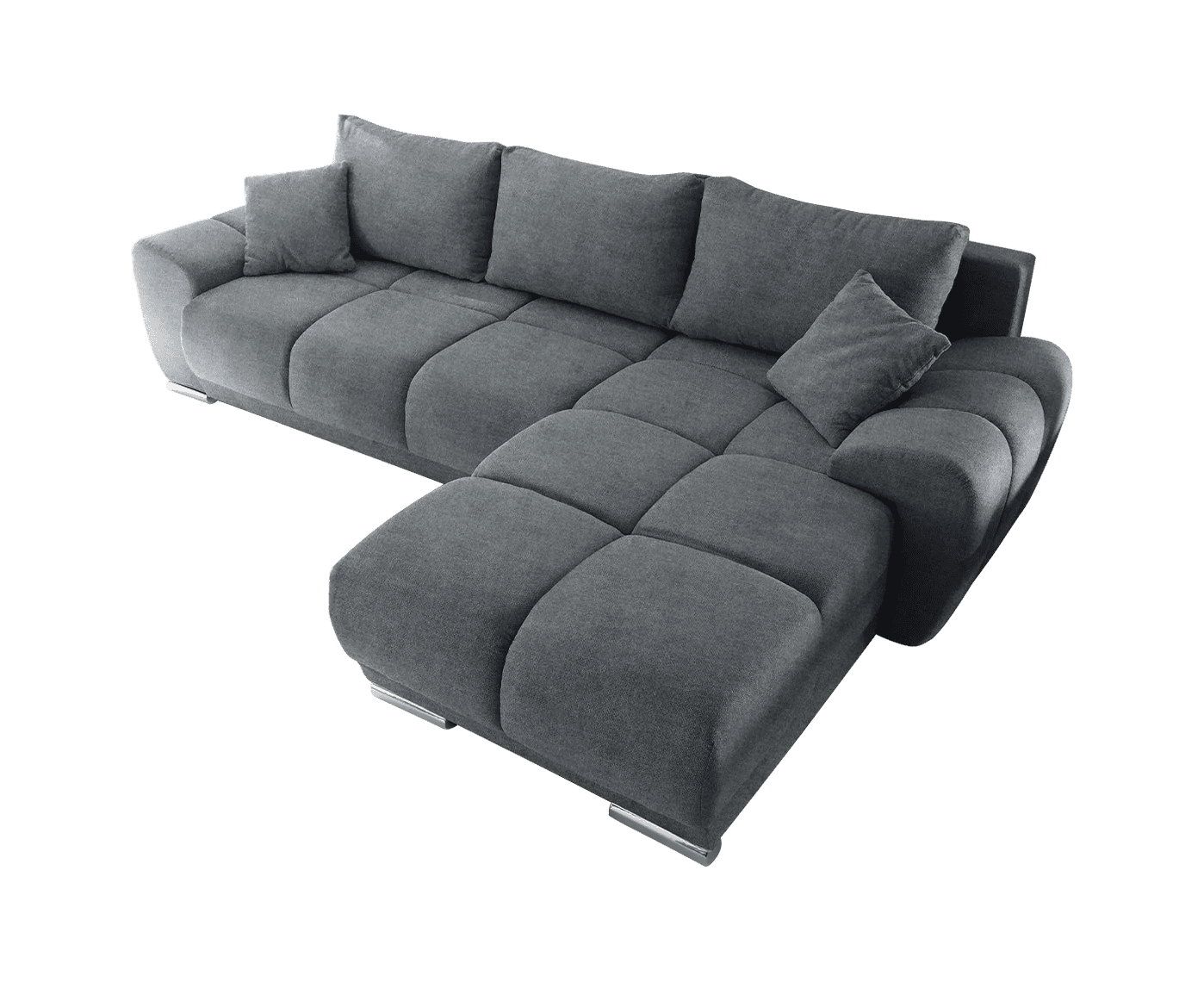 Ed Exciting Design Sofa Anton mit Schlaffunktion & Bettkasten in verschiedenen Farben erhältlich Luxus-Webstoff Flachgewebe beidseitig montierbar Ed Exciting Design Sofa Anton mit Schlaffunktion & Bettkasten in verschiedenen Farben erhältlich Luxus-Webstoff Flachgewebe beidseitig montierbar