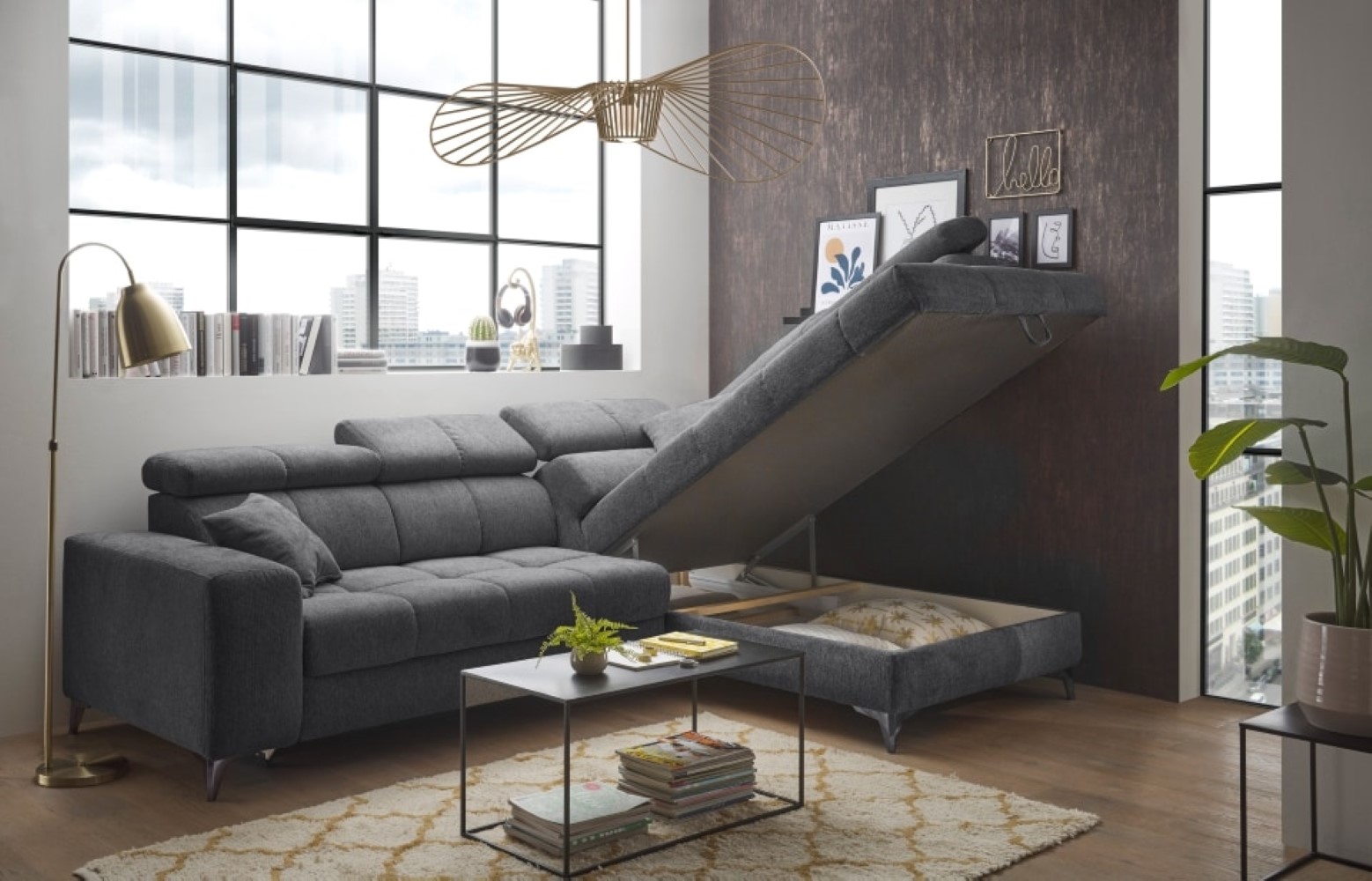 Ecksofa mit Schlaffunktion Sydney - ED Exciting Design Ecksofa mit Schlaffunktion Sydney - ED Exciting Design