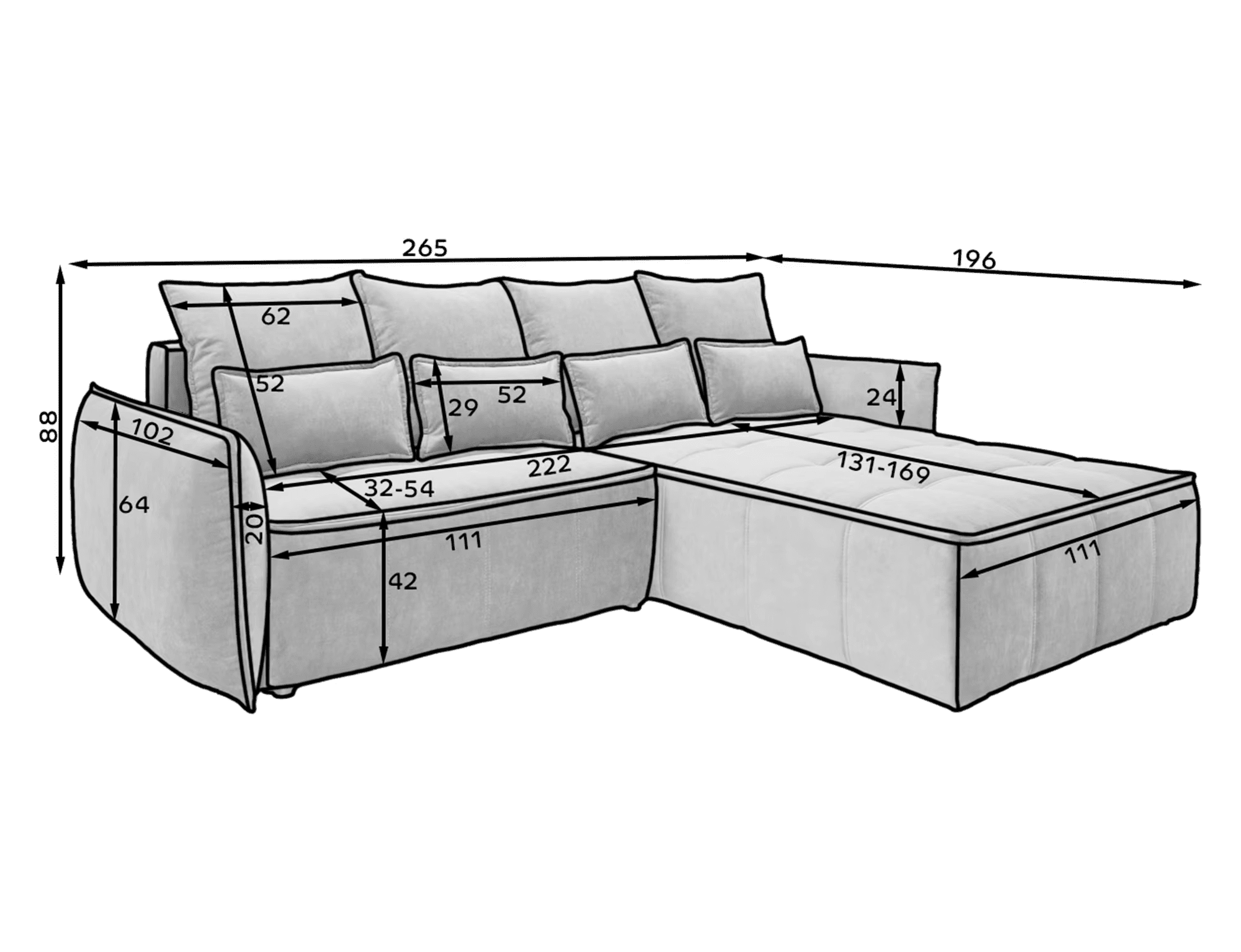 Ecksofa Dano mit Schlaffunktion – Maximale Entspannung trifft auf durchdachte Funktionalität Ecksofa Dano mit Schlaffunktion – Maximale Entspannung trifft auf durchdachte Funktionalität