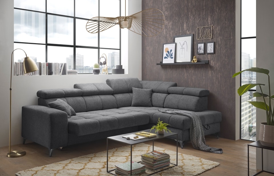 Ecksofa mit elektronischer Wallaway-Funktion - Sydney Ecksofa mit elektronischer Wallaway-Funktion - Sydney