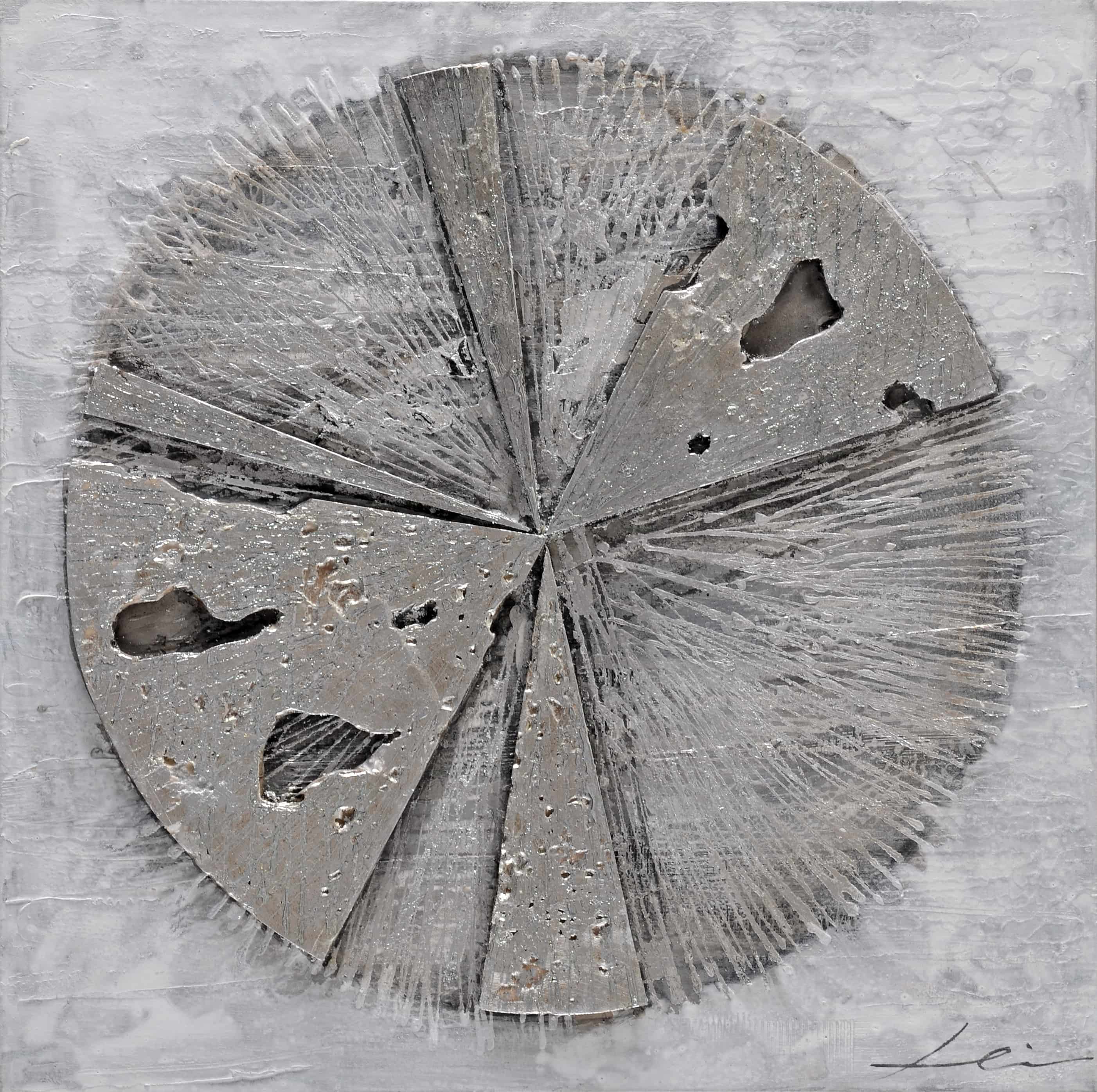 Aluminium Wandbild Rad 80cm x 80cm