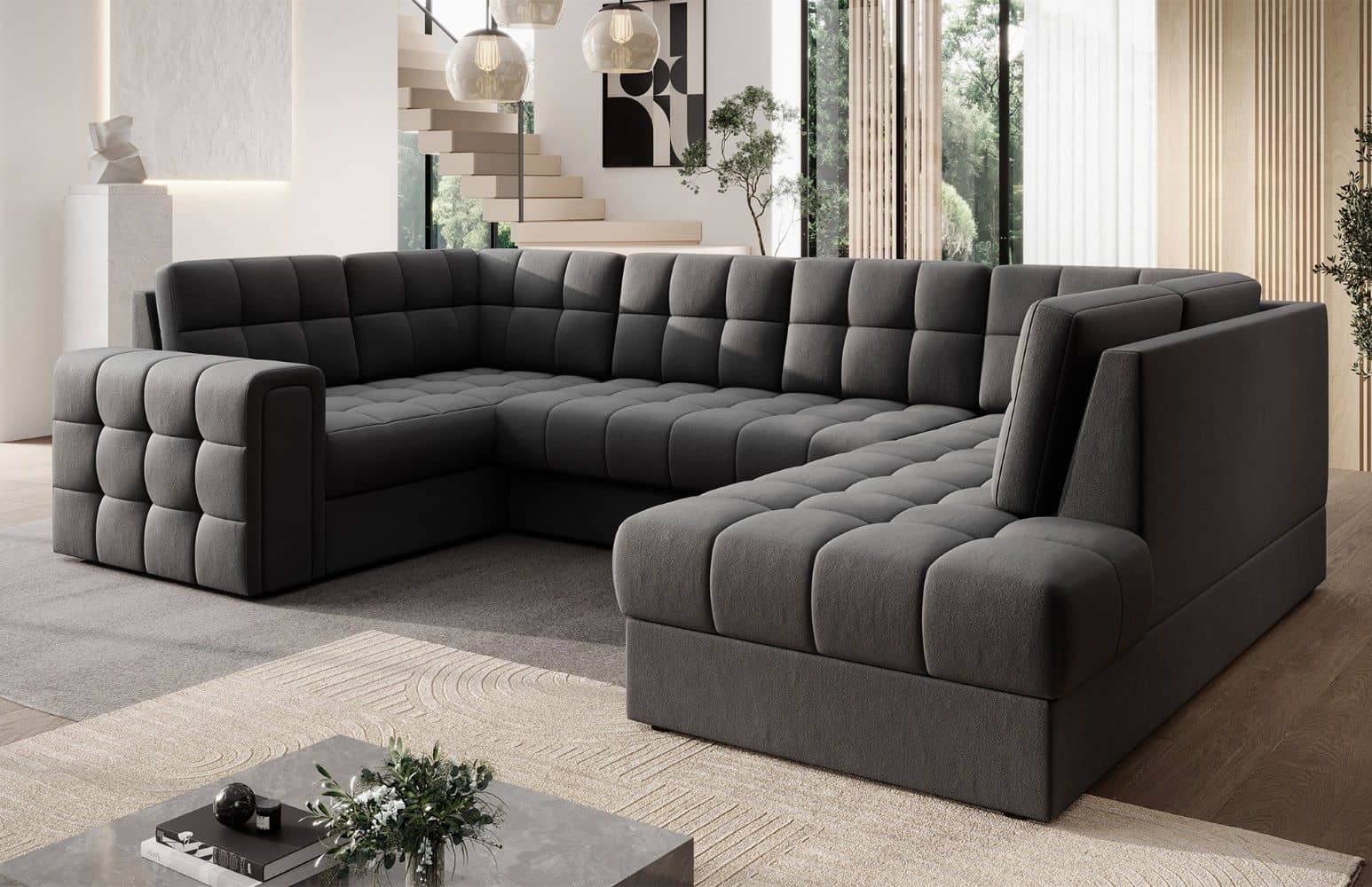 Wohnlandschaft Blewett Sola mit Schlaffunktion von Eltap Wohnlandschaft Blewett Sola mit Schlaffunktion von Eltap