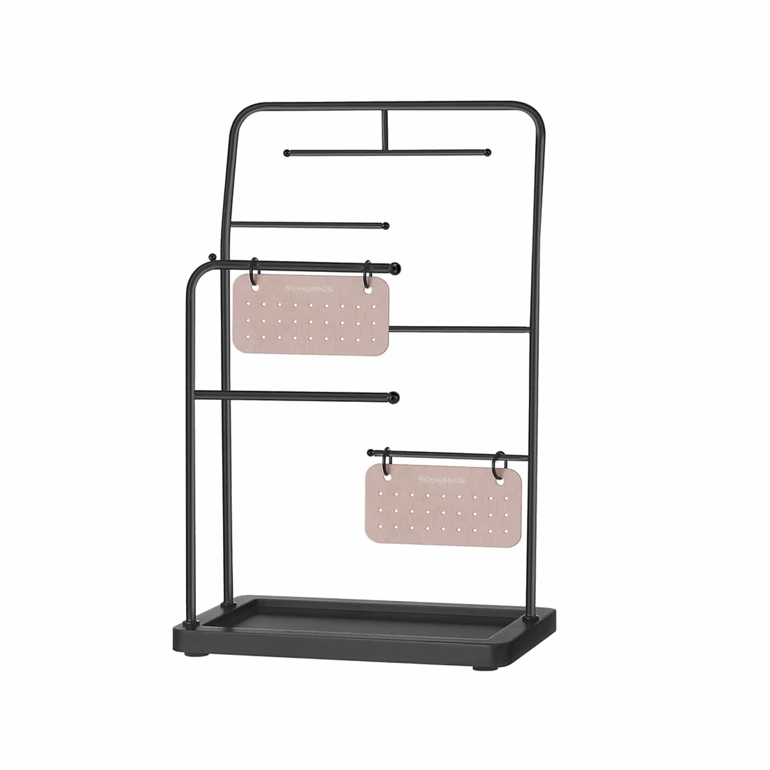 Schmuckständer mit 6 Hängestangen aus Metall tintenschwarz Schmuckständer mit 6 Hängestangen aus Metall tintenschwarz