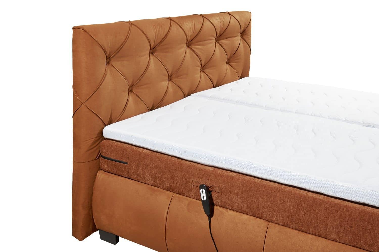 Boxspringbett Mansura 180x200 Motor – Ed Exciting Design | Velourstoff Hogan