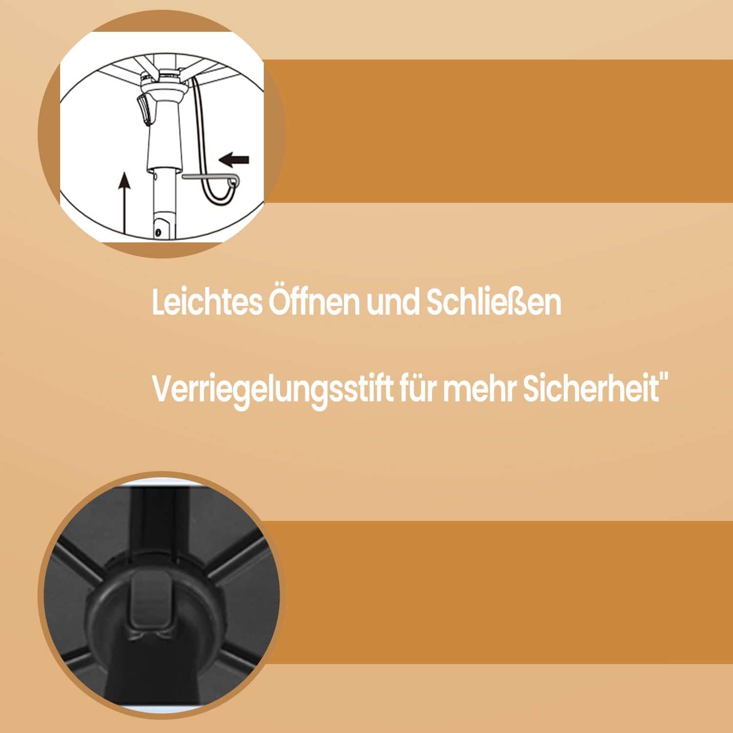 Sonnenschirm 180 x 125 cm, Balkonschirm UPF 50+, Sonnenschutz Sonnenschirm 180 x 125 cm, Balkonschirm UPF 50+, Sonnenschutz