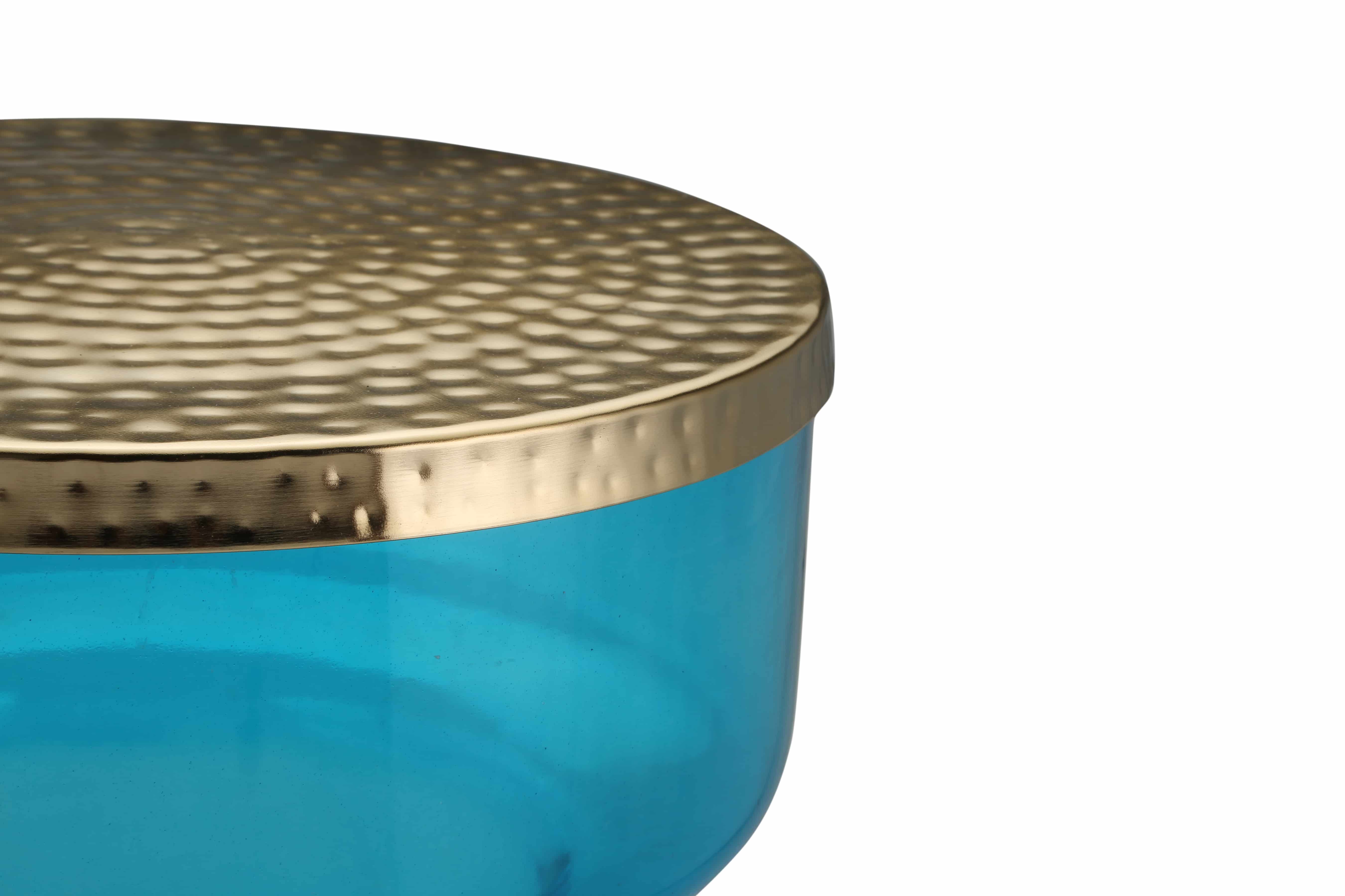 Beistelltisch Roman 125 Rosa / Gold Beistelltisch Roman 125 Rosa / Gold