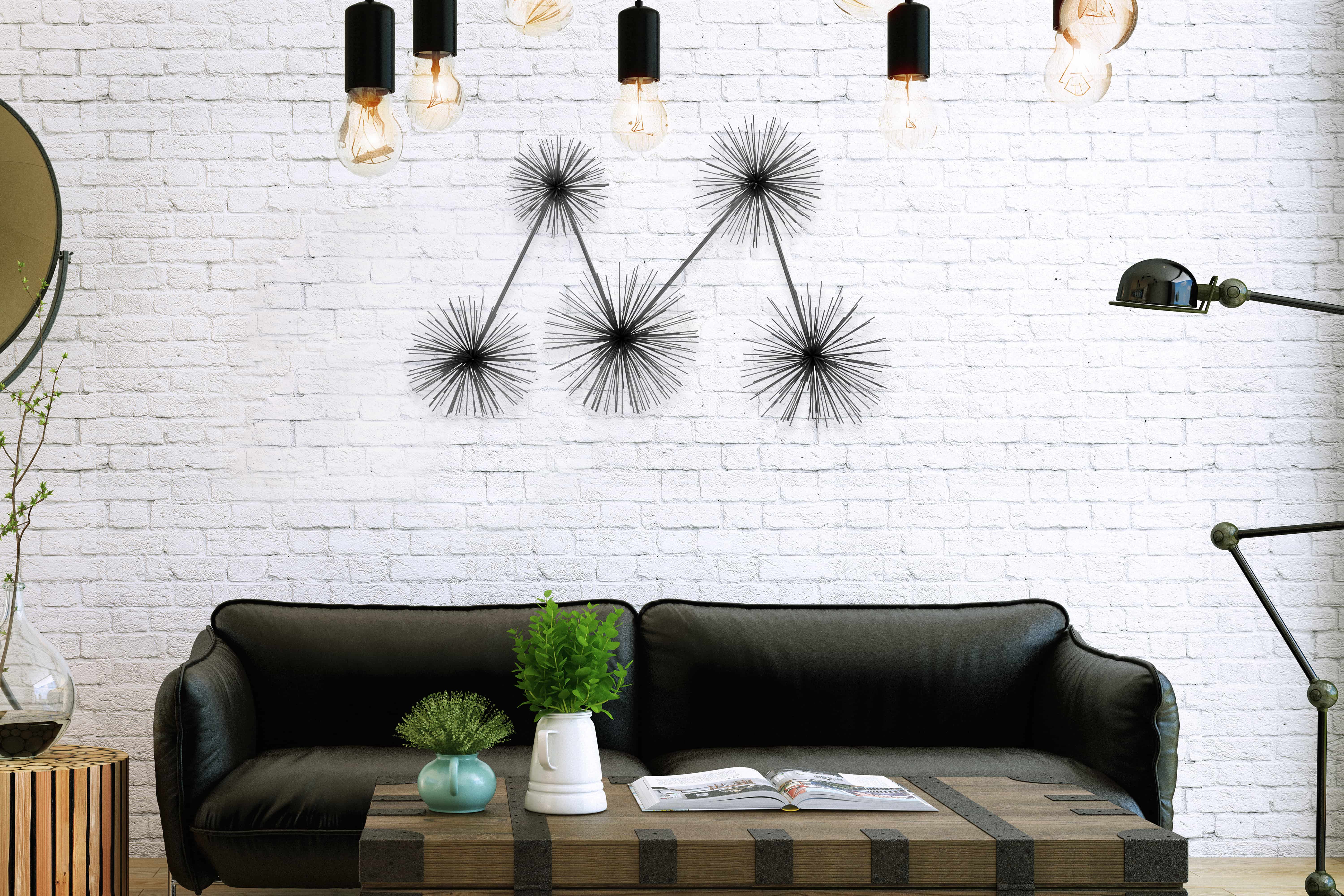 Wanddeko Domizil 325 Silber