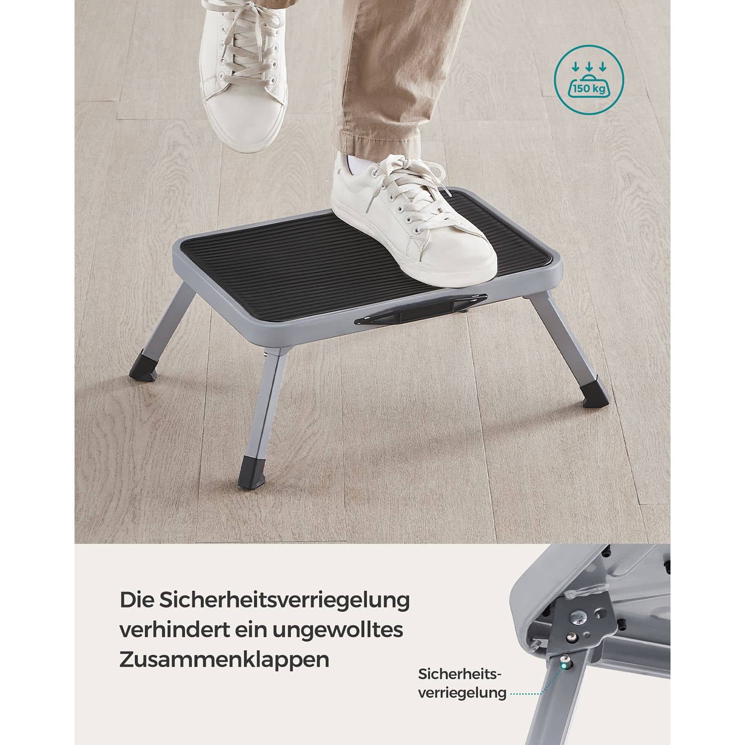 einstufige Leiter aus Stahl-GSL001G01