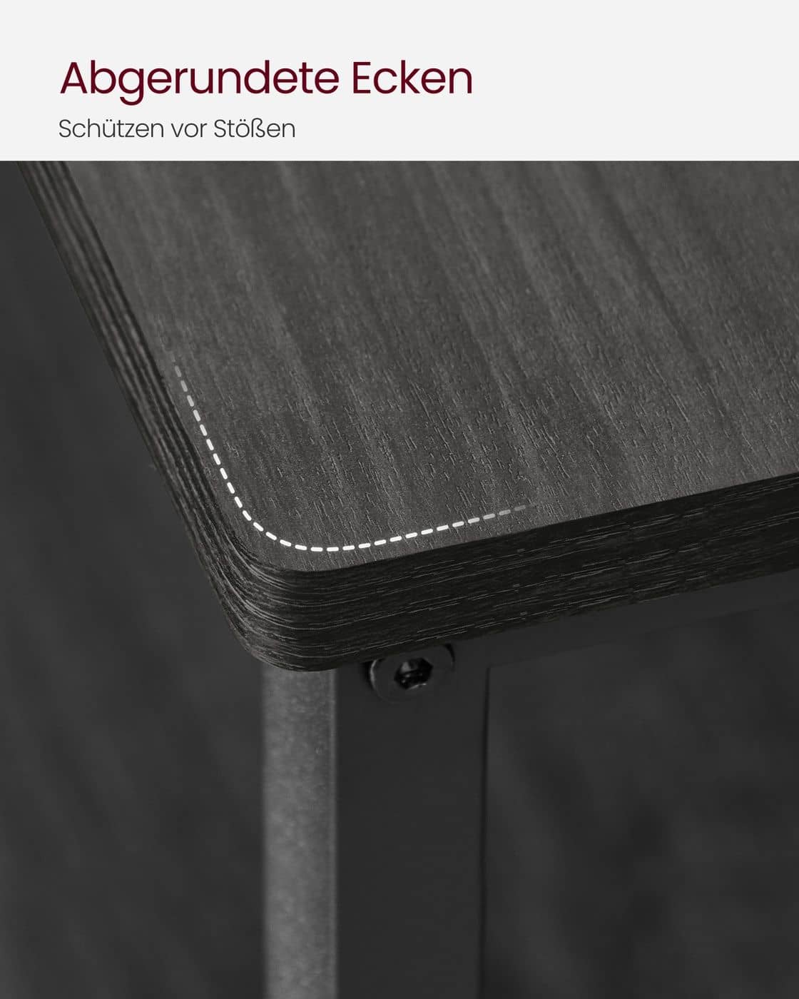 Küchenregal 3-stufig mit großer Arbeitsplatte und Stahlrahmen Küchenregal 3-stufig mit großer Arbeitsplatte und Stahlrahmen