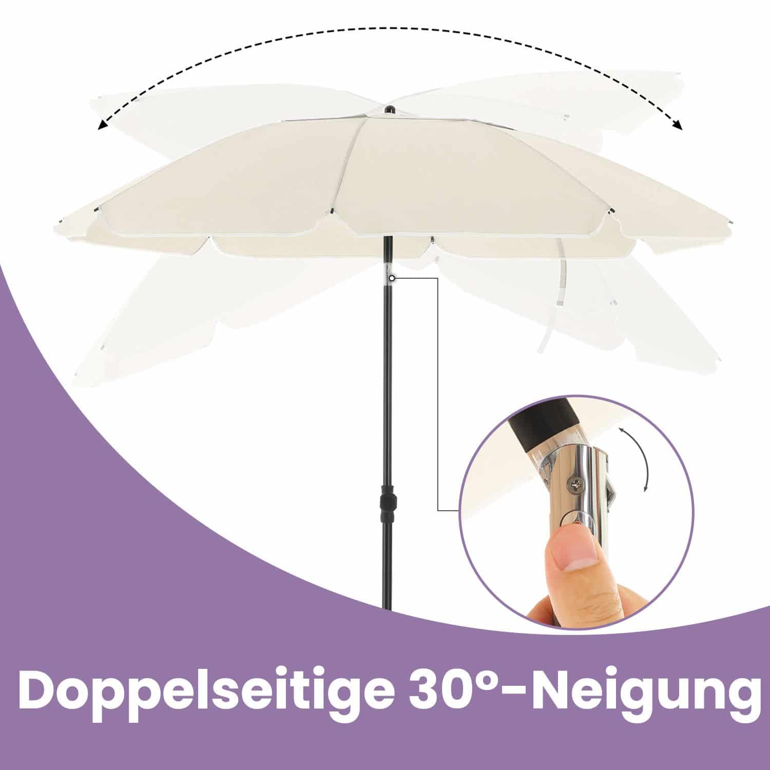 Sonnenschirm, 200 cm, Sonnenschutz Sonnenschirm, 200 cm, Sonnenschutz