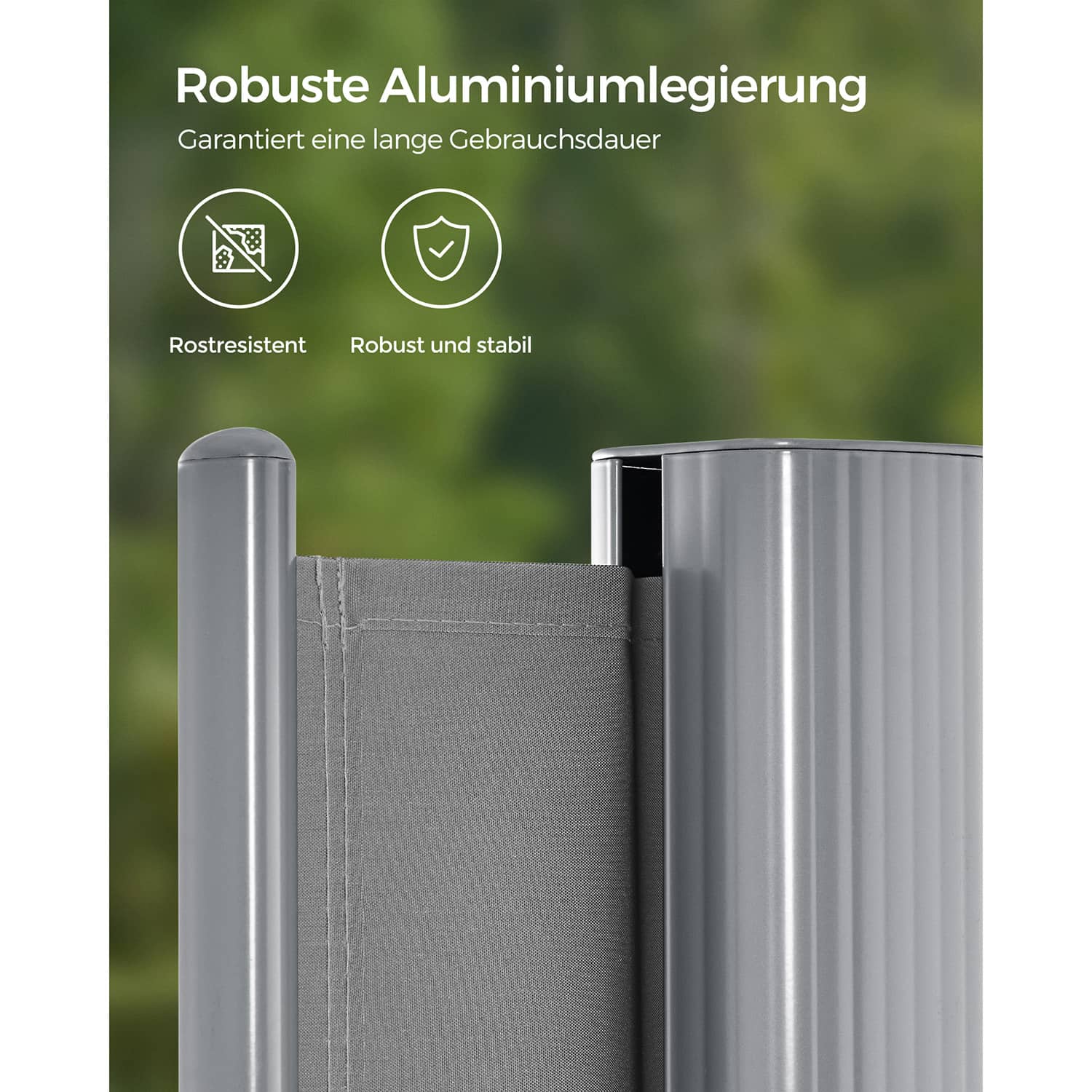 Seitenmarkise ausziehbar 200 x 400 cm für Balkon Seitenmarkise ausziehbar 200 x 400 cm für Balkon