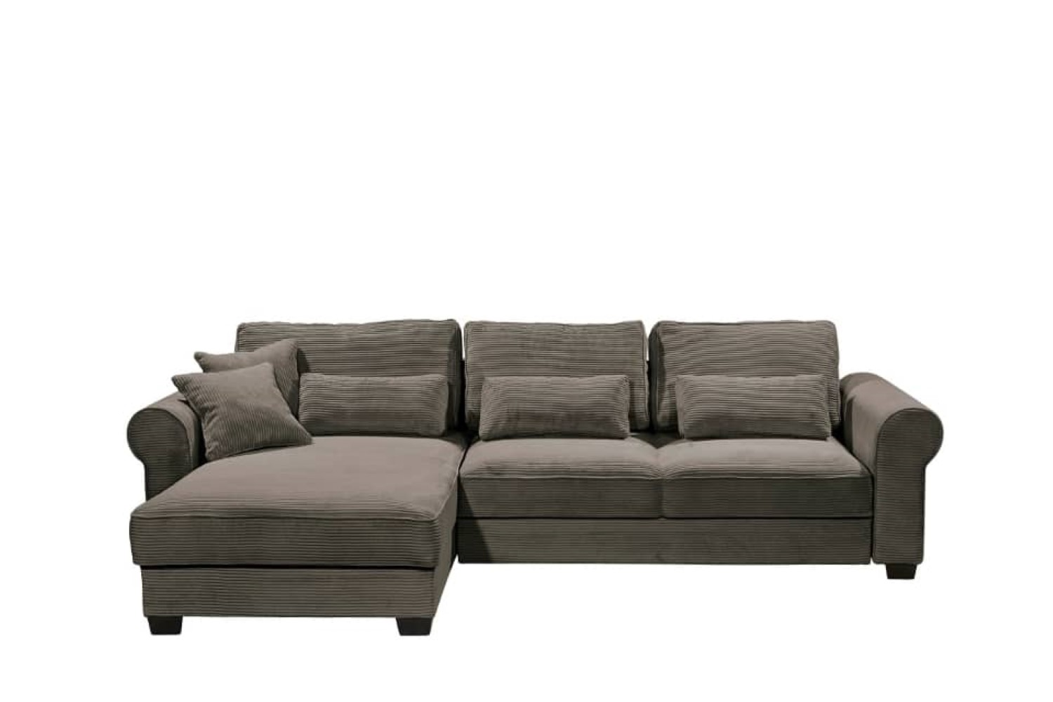 Ecksofa Angelina - Schlafsofa mit Bettkasten und Nosagfederung in Breitcord - ED Exciting Design Ecksofa Angelina - Schlafsofa mit Bettkasten und Nosagfederung in Breitcord - ED Exciting Design