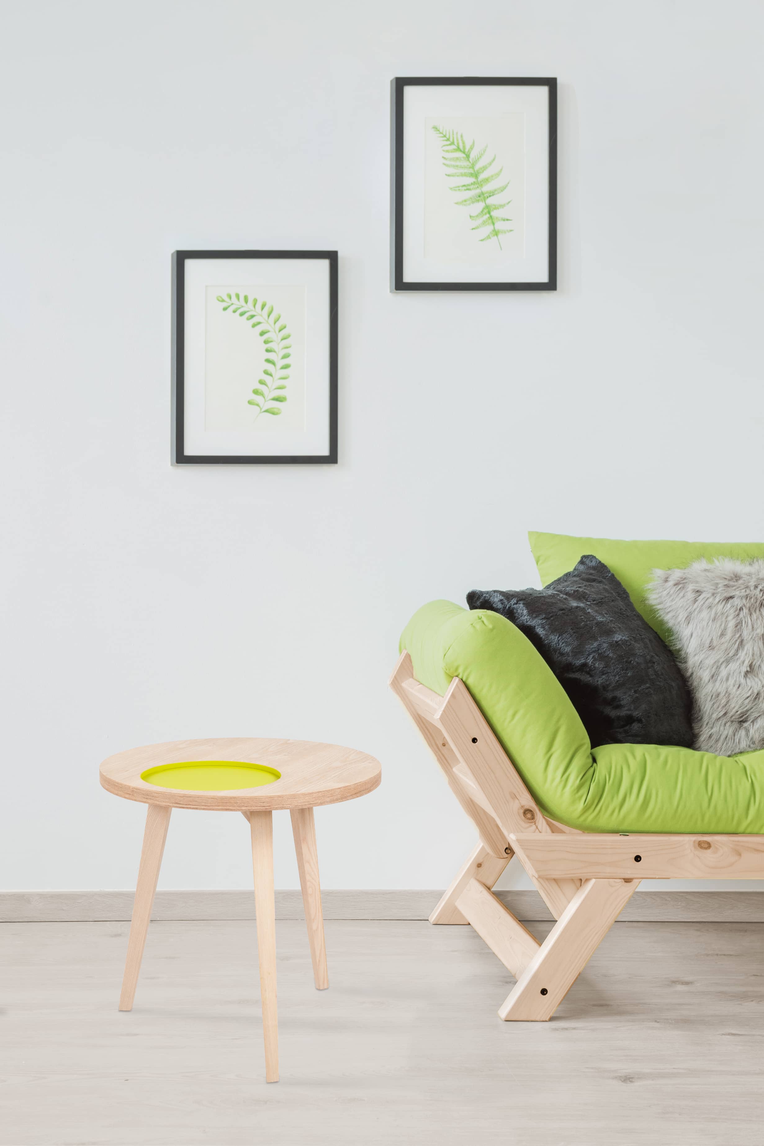 TV-Tisch Addison II Esche / Grün