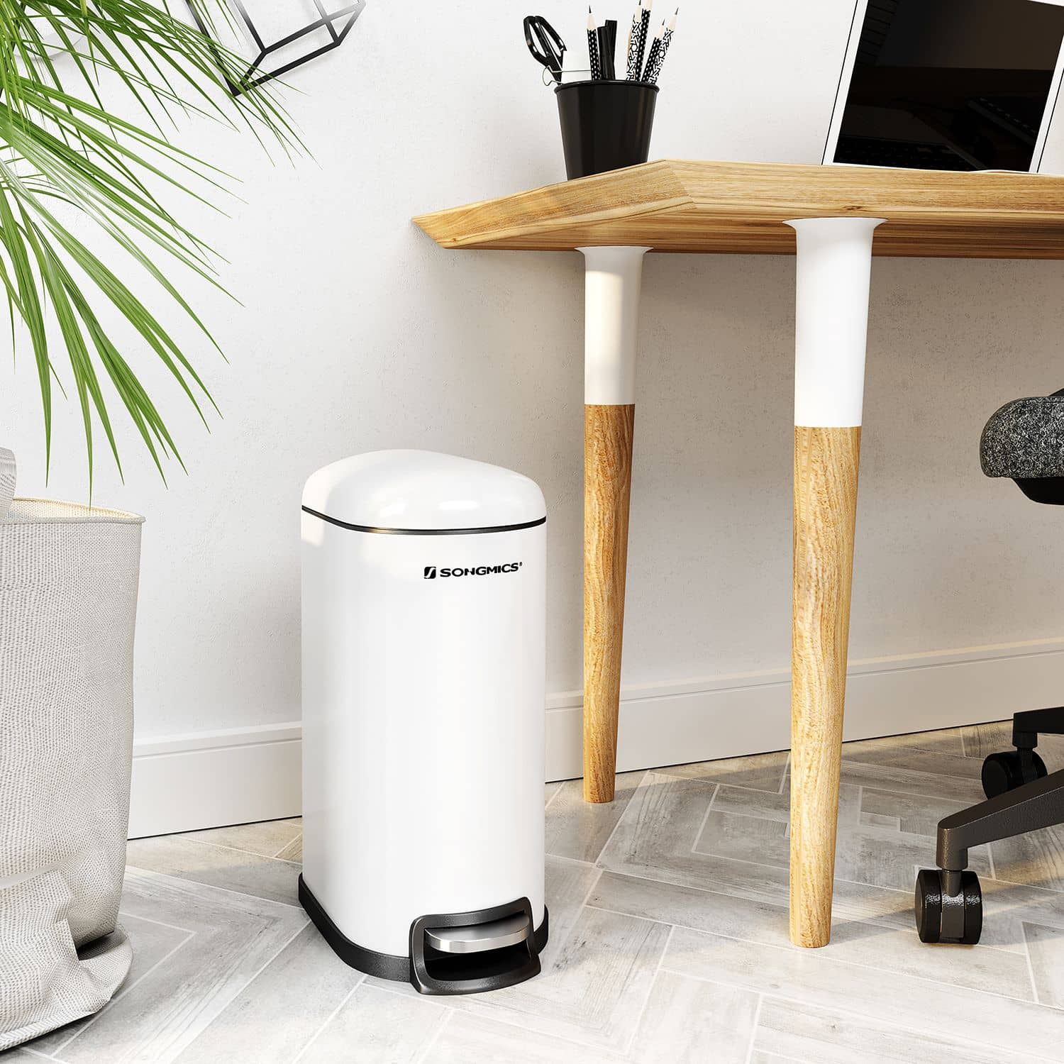 Kosmetikeimer aus Stahl-LTB10WT Kosmetikeimer aus Stahl-LTB10WT