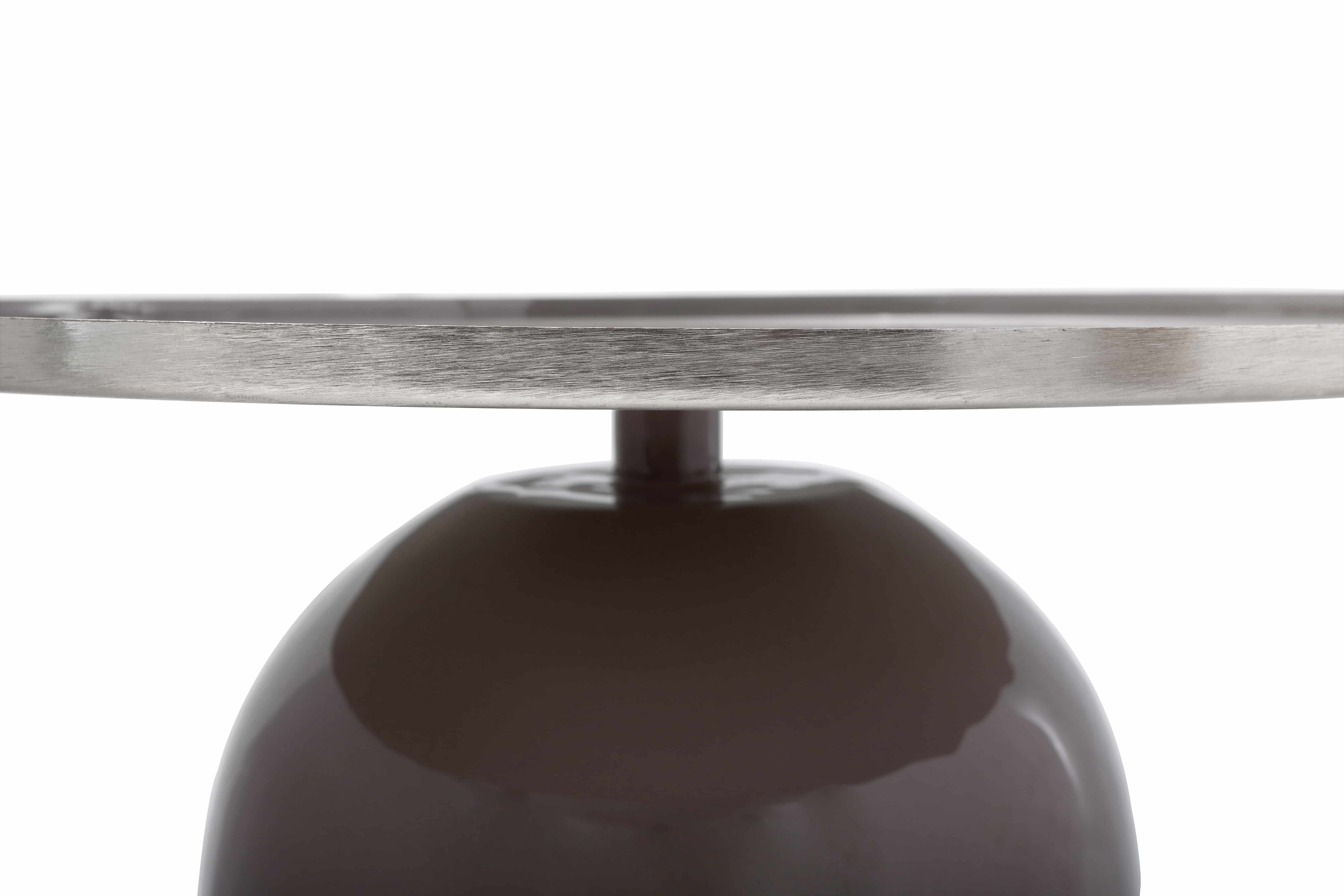 Beistelltisch Art Deco 525 Hellkhaki / Gold