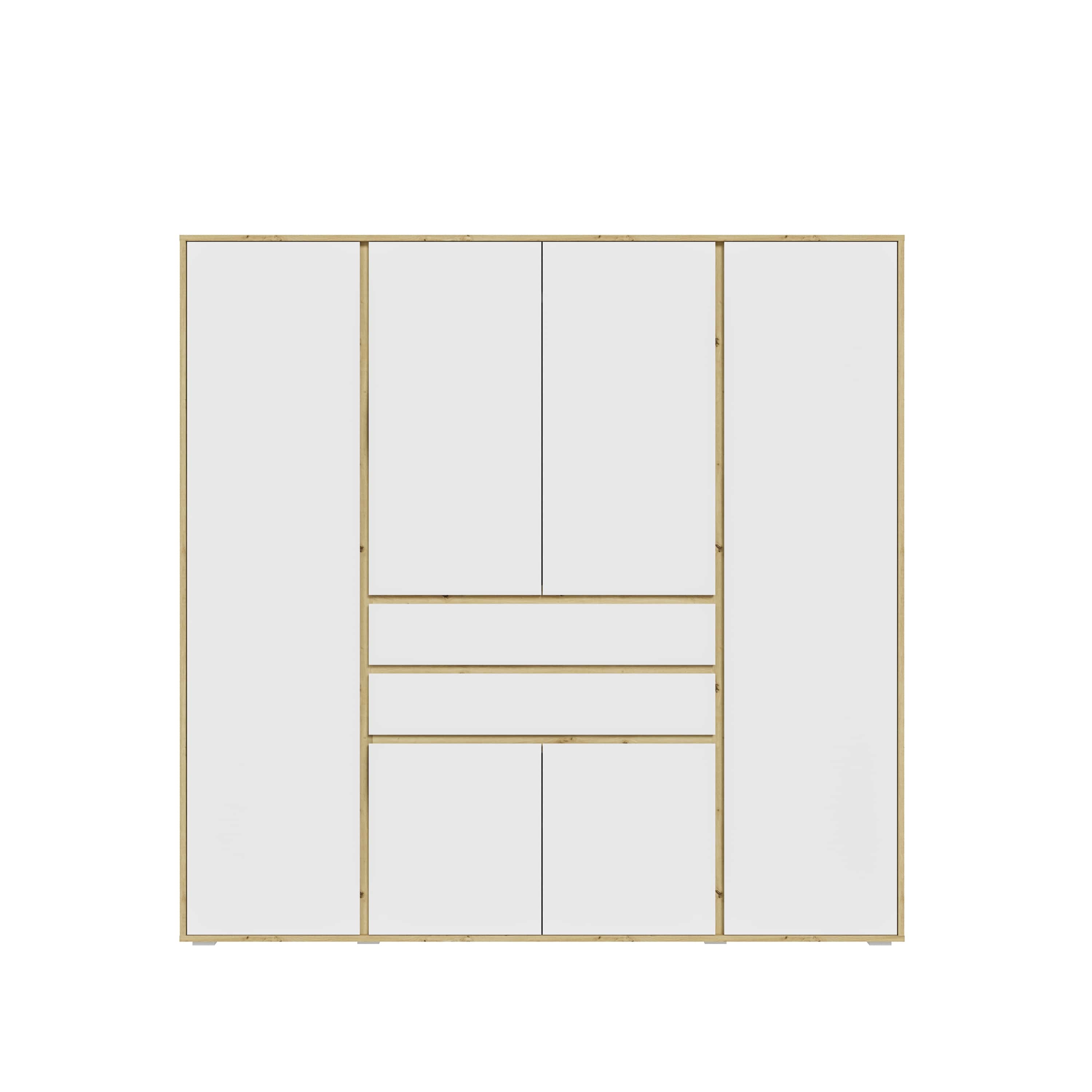 Falun Kleiderschrank 4-türig