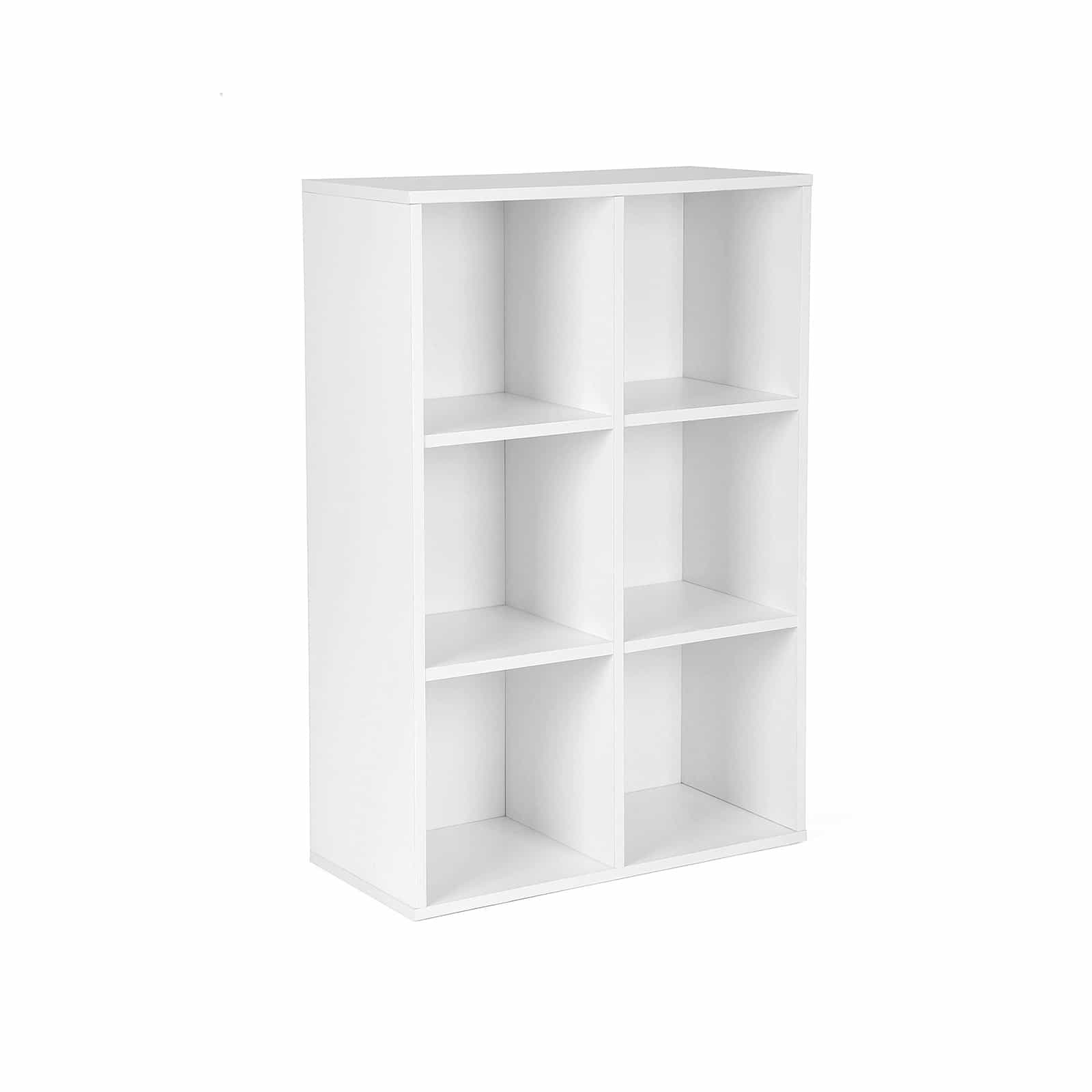 Bücherregal 6 Fächer Weiß-LBC203D Bücherregal 6 Fächer Weiß-LBC203D