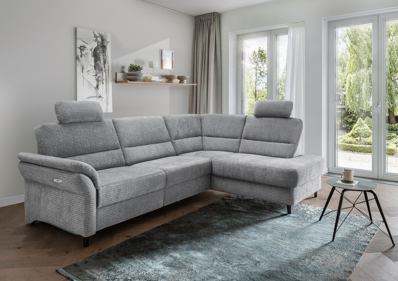 Das Ecksofa Cavoli mit elektronischer Relaxfunktion – Benformato