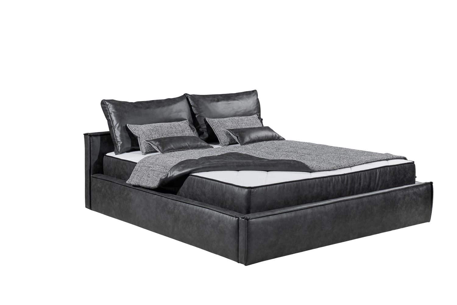 ED Exciting Design Boxbett Sintra 180x200 Anthrazit | Mikrofaser Taurus ED Exciting Design Boxbett Sintra 180x200 Anthrazit | Mikrofaser Taurus