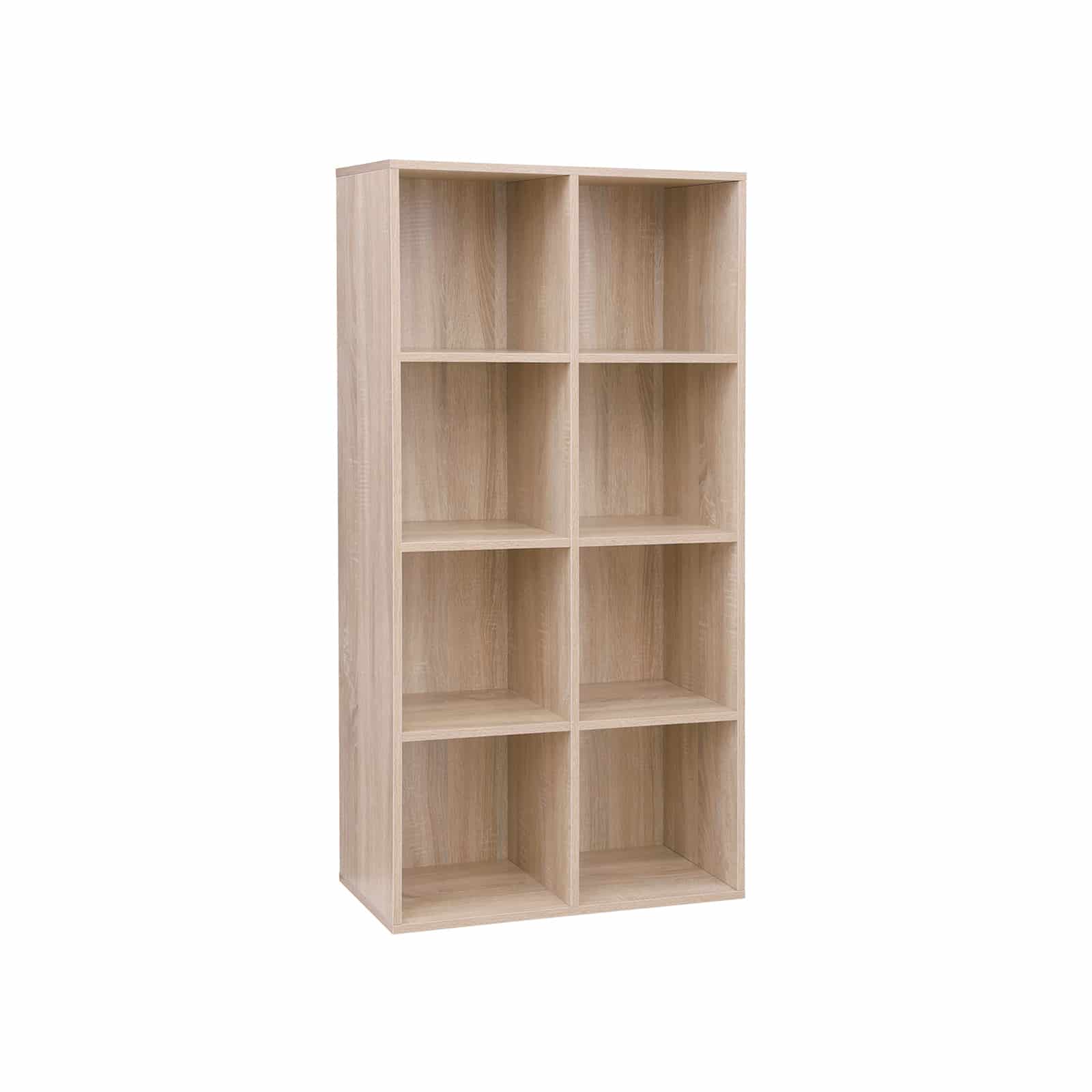Schlichtes-Regal-8-Faecher-Holzoptik-LBC24NL-1uXaj5htBPSDdj Schlichtes Regal mit 8 Fächern Holzoptik