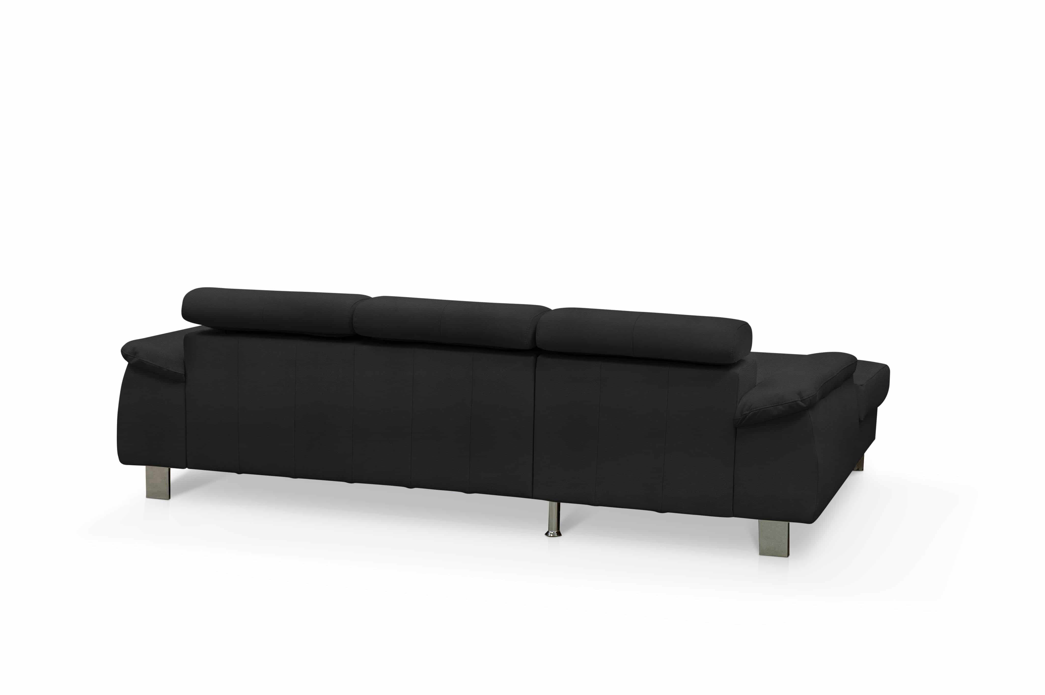 Echtleder Ecksofa Micky mit Schlaffunktion und Bettkasten - Cotta