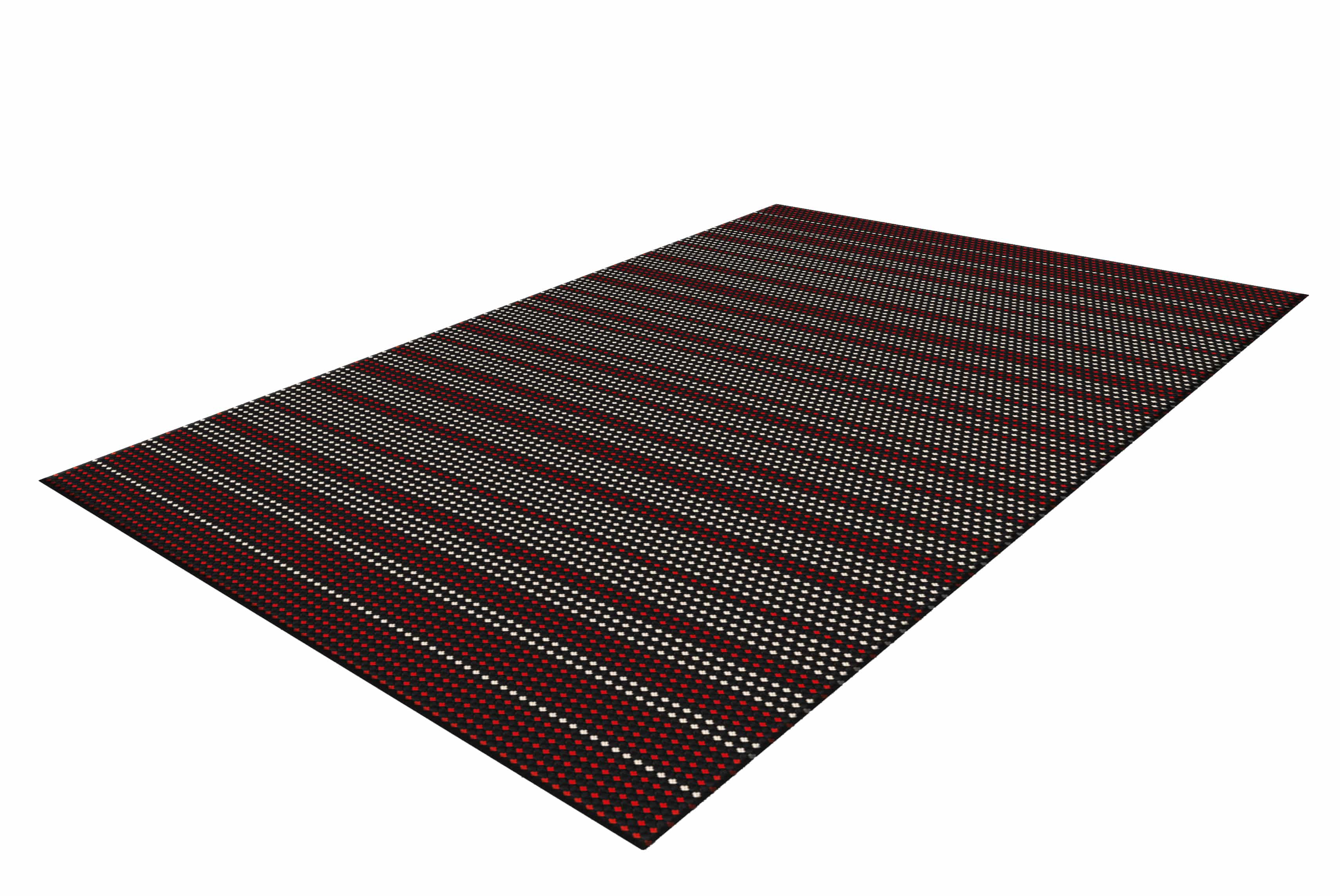 Ambience 8009 Schwarz / Rot / Weiß 200cm x 300cm | Flachflor | Teppich Ambience 8009 Schwarz / Rot / Weiß 200cm x 300cm | Flachflor | Teppich