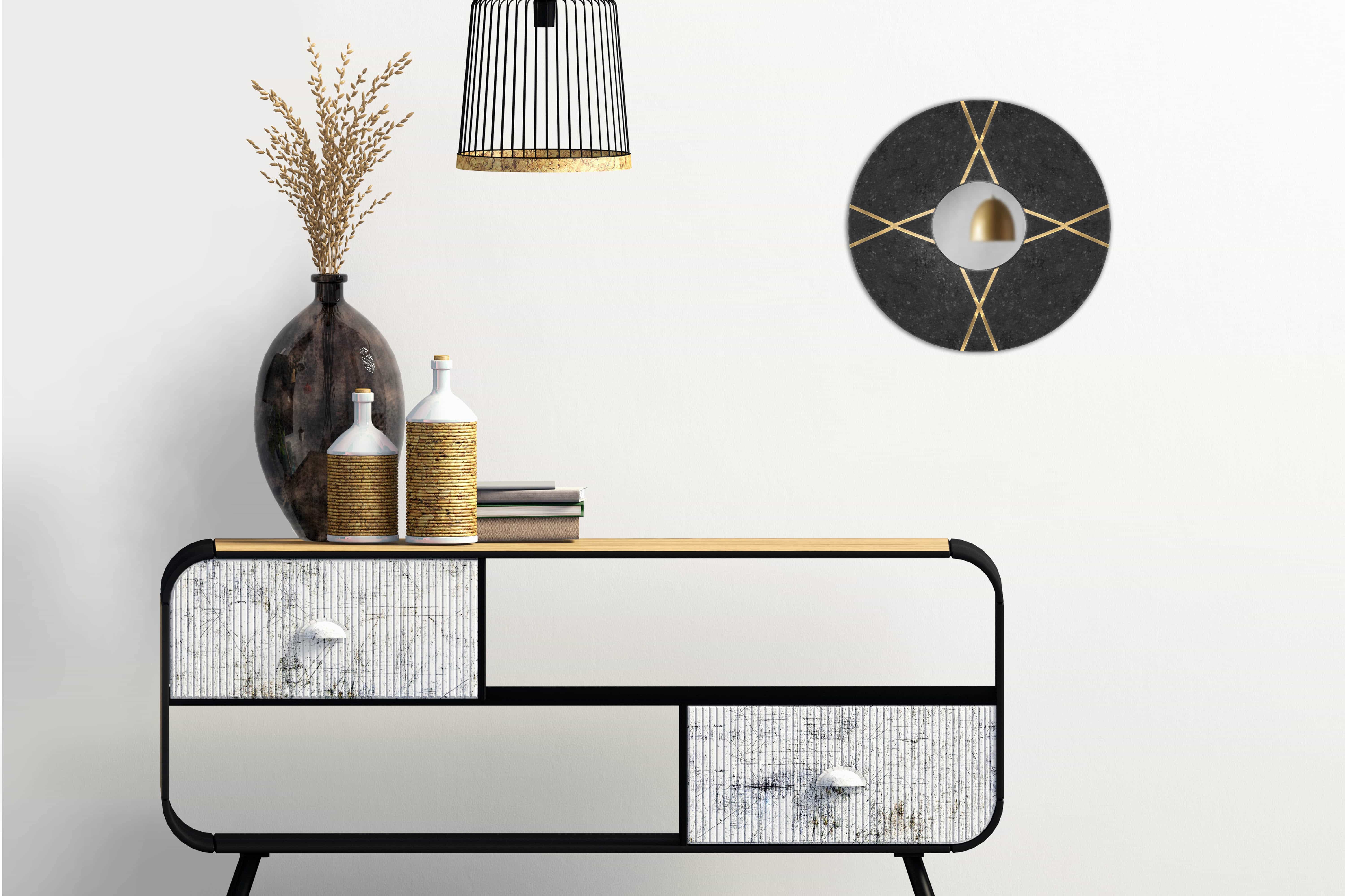 Wandspiegel Dexter 125 Weiß Wandspiegel Dexter 125 Weiß