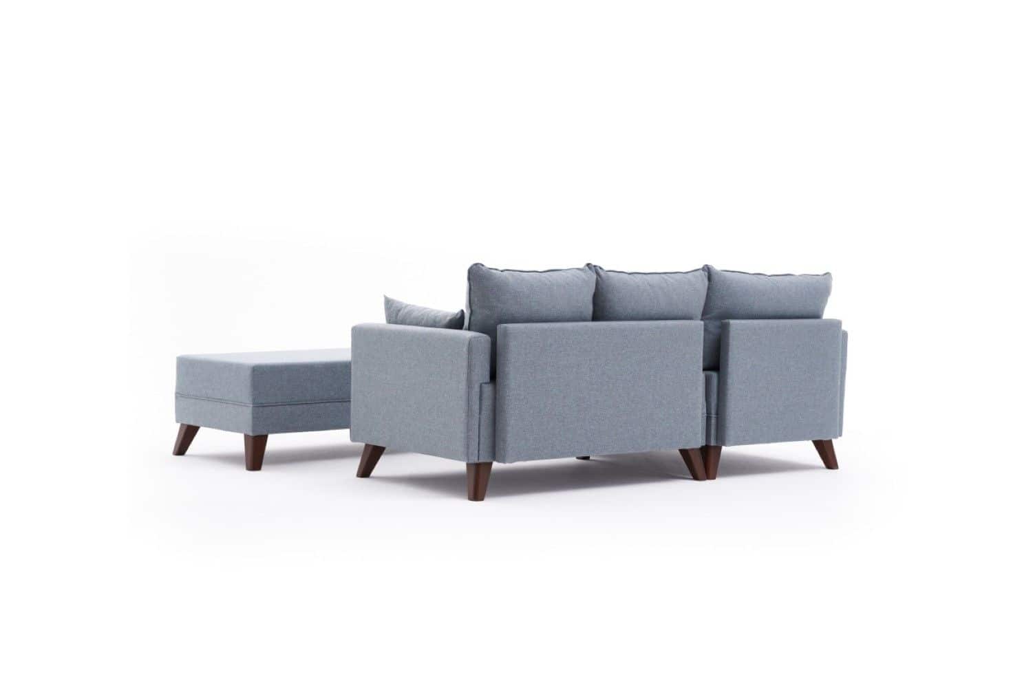 Kleines Bella Ecksofa mit Hocker – Die perfekte Lösung für kleine Räume Kleines Bella Ecksofa mit Hocker – Die perfekte Lösung für kleine Räume