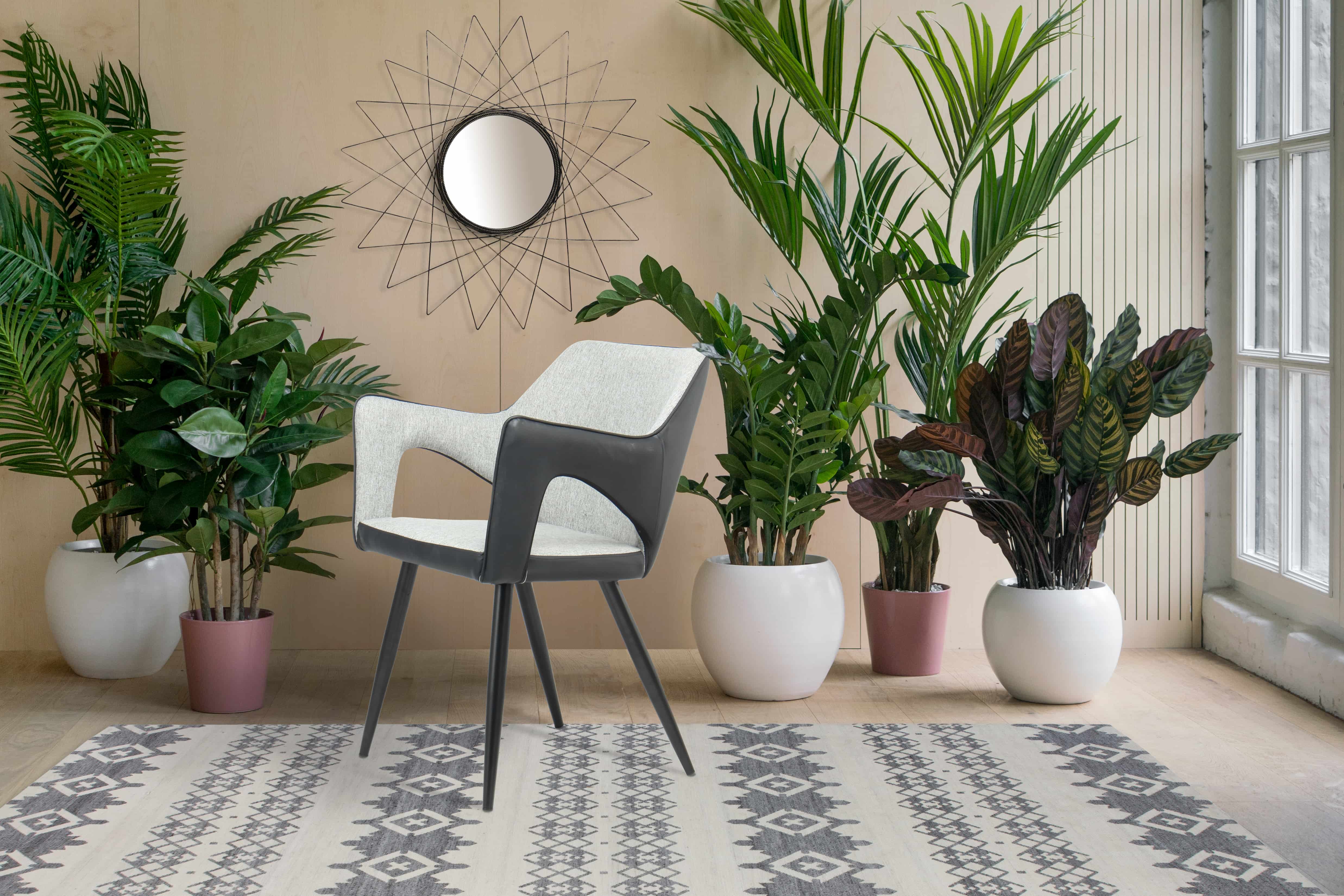 Stuhl Palina 110 2er-Set Grau Stuhl Palina 110 2er-Set Grau