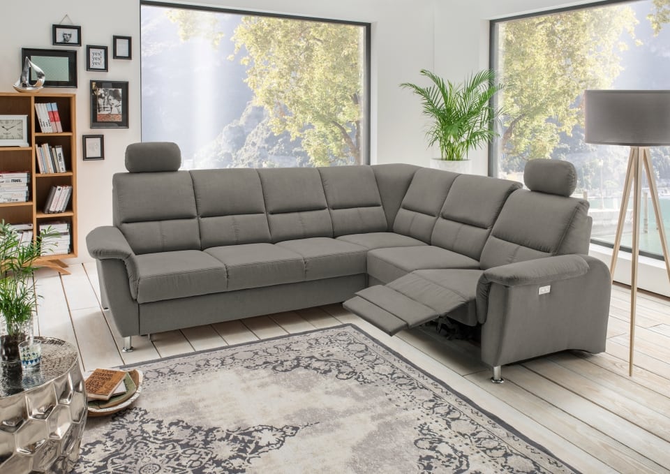 Ecksofa Parole von Benformato: Multifunktionaler Luxus mit Schlaffunktion und Relaxfunktion für Ihr Zuhause 