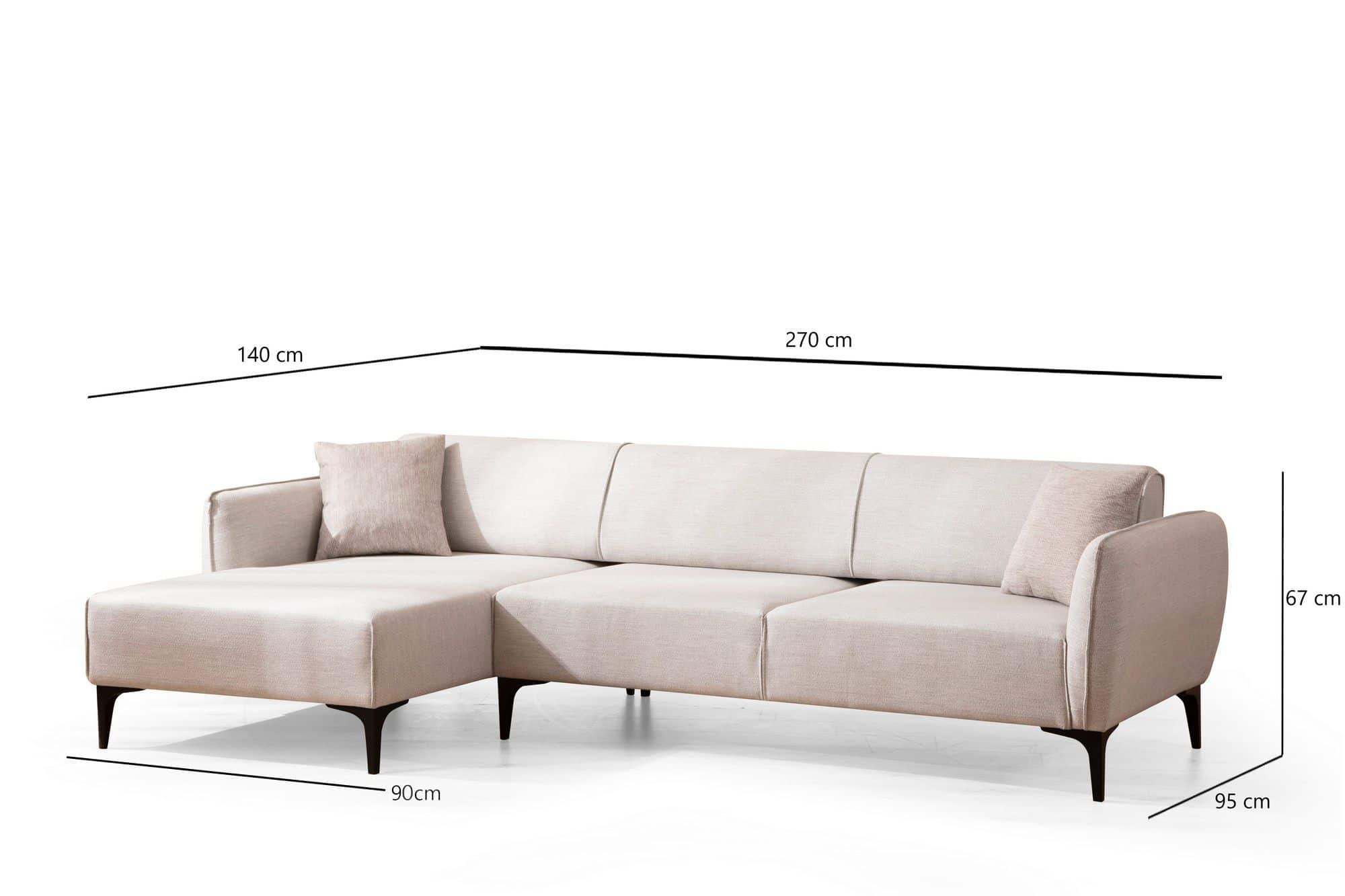 Ecksofa Belissimo - mit verstellbarer Rückenlehne Ecksofa Belissimo - mit verstellbarer Rückenlehne