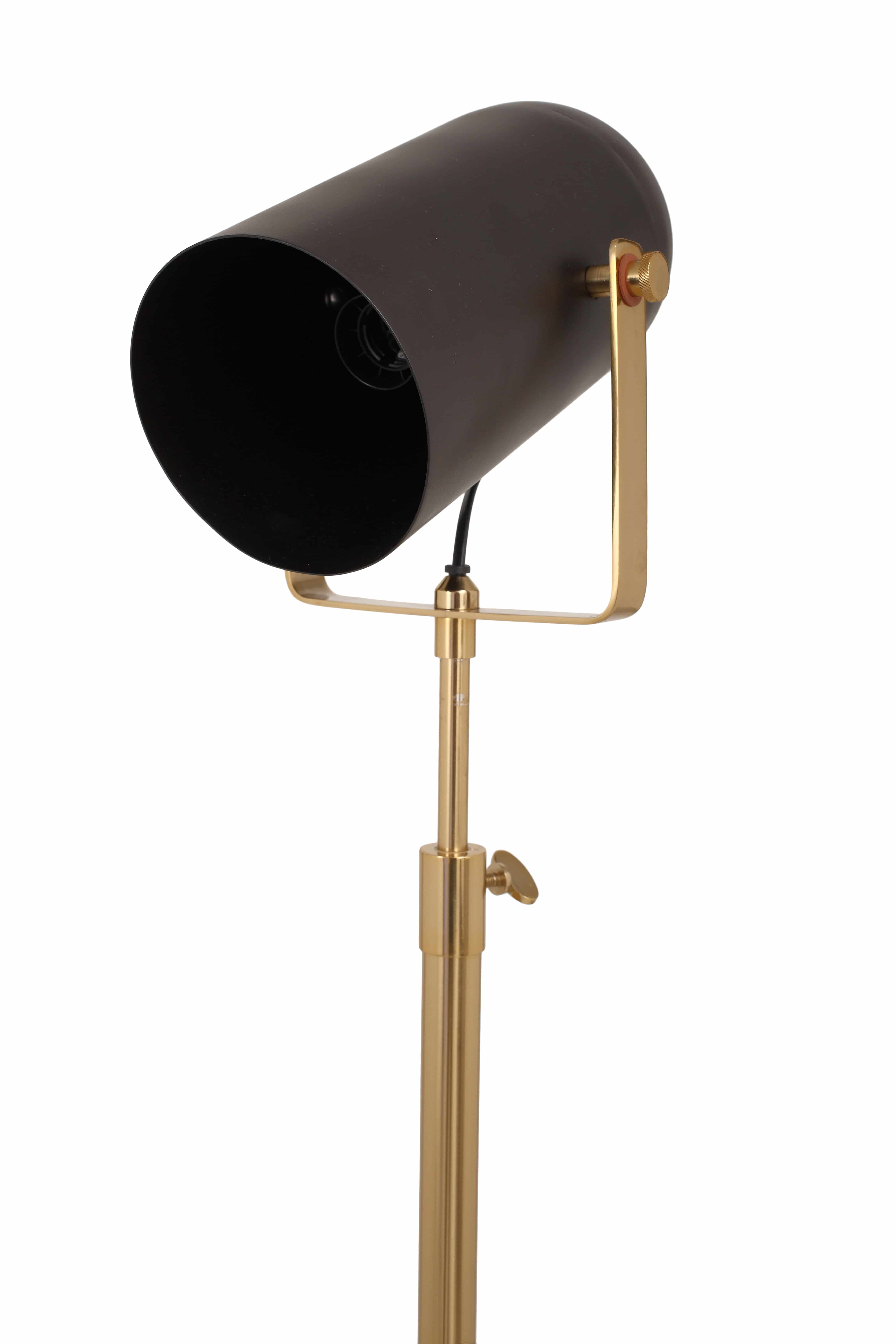 Stehlampe Celeste 325 Schwarz / Silber