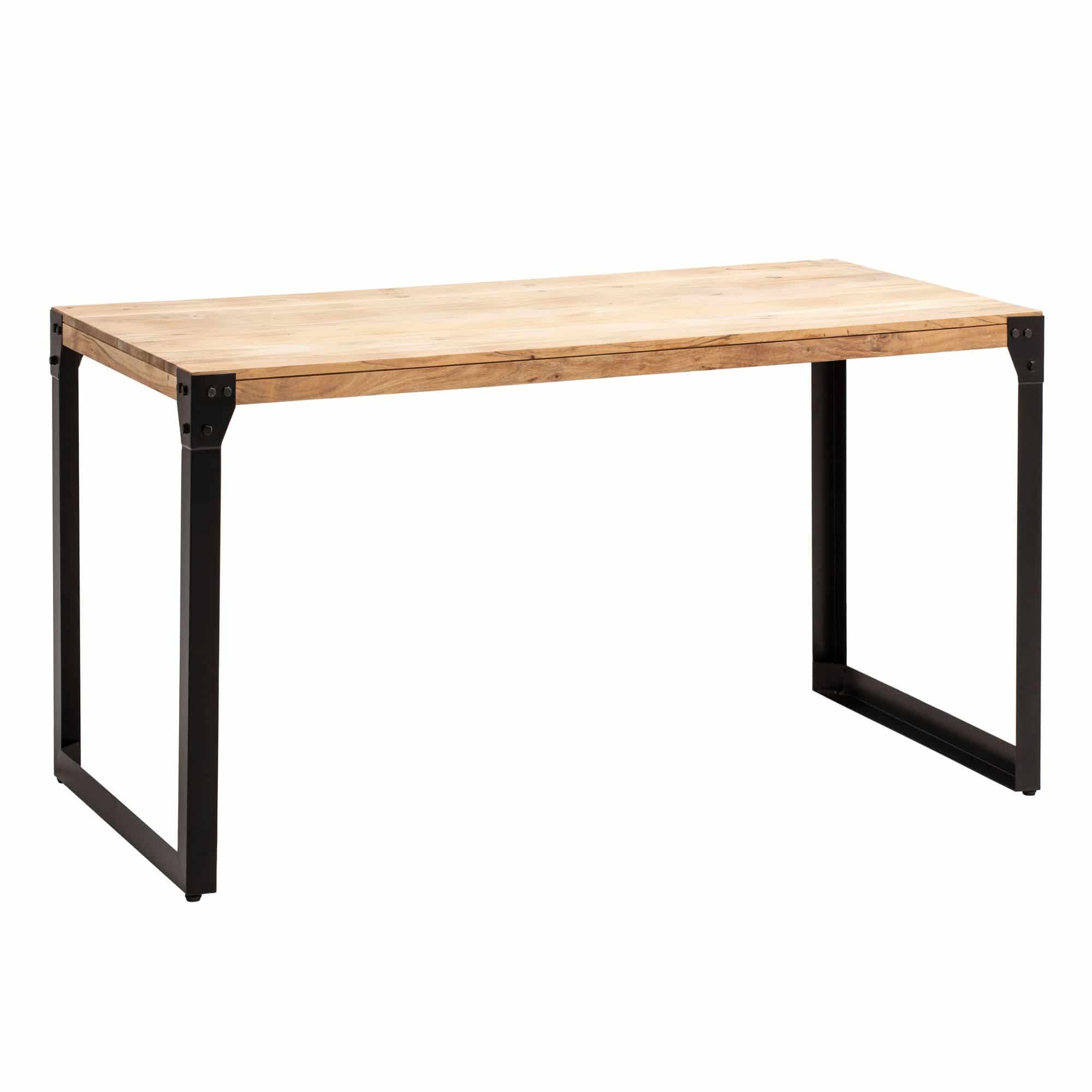 Esszimmertisch 120x60x76 cm Akazie Massivholz Metall Esstisch Industrial Esszimmertisch 120x60x76 cm Akazie Massivholz Metall Esstisch Industrial