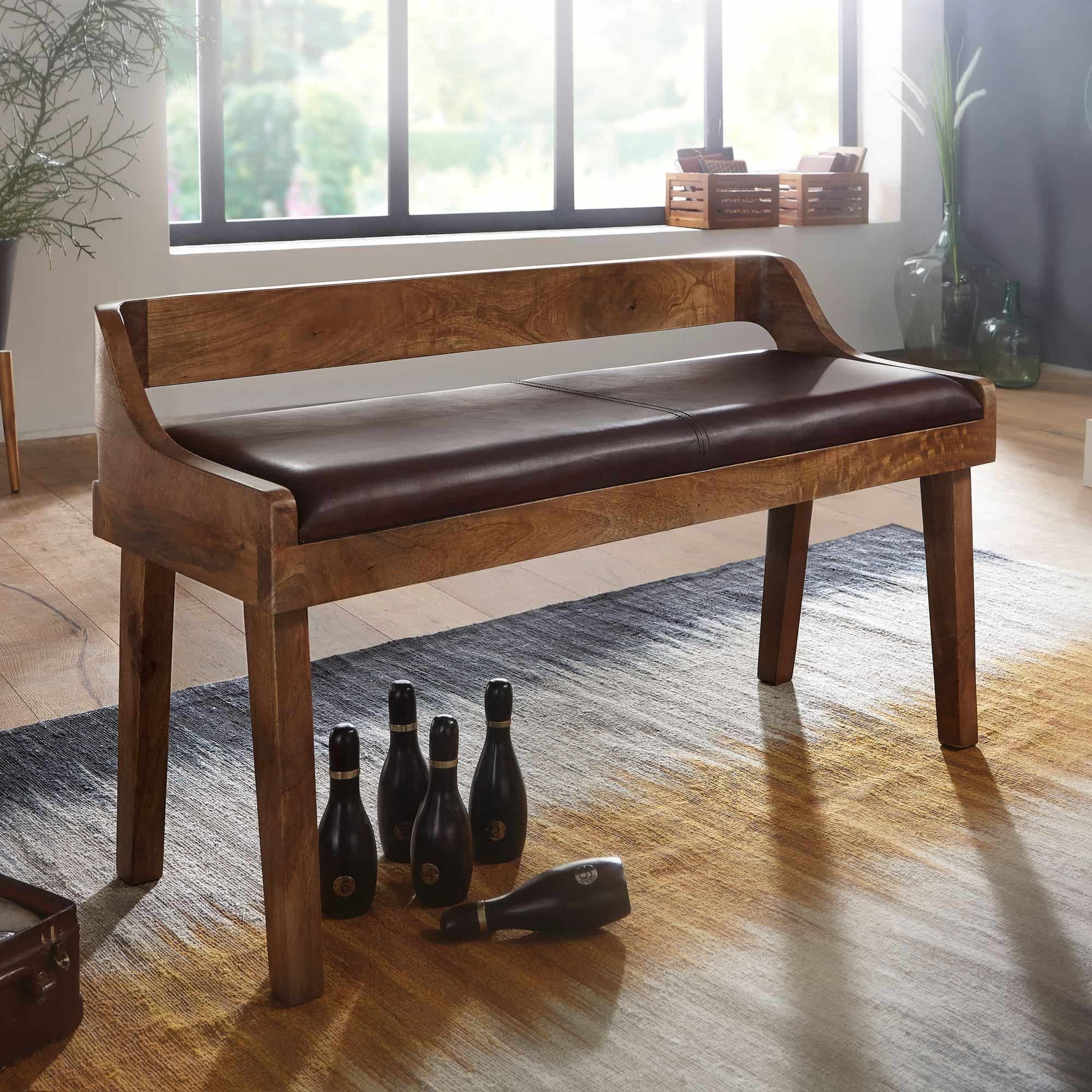 52636-WOHNLING-Sitzbank-108X43X62-cm-WL6-085-WL6-085_1u8ns1EEMDLrq0 Sitzbank Echtleder / Massivholz Bank 108x63x43 cm