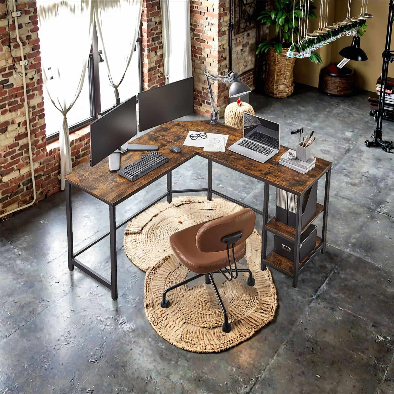 Industrie Look Eckschreibtisch Industrie Look Eckschreibtisch