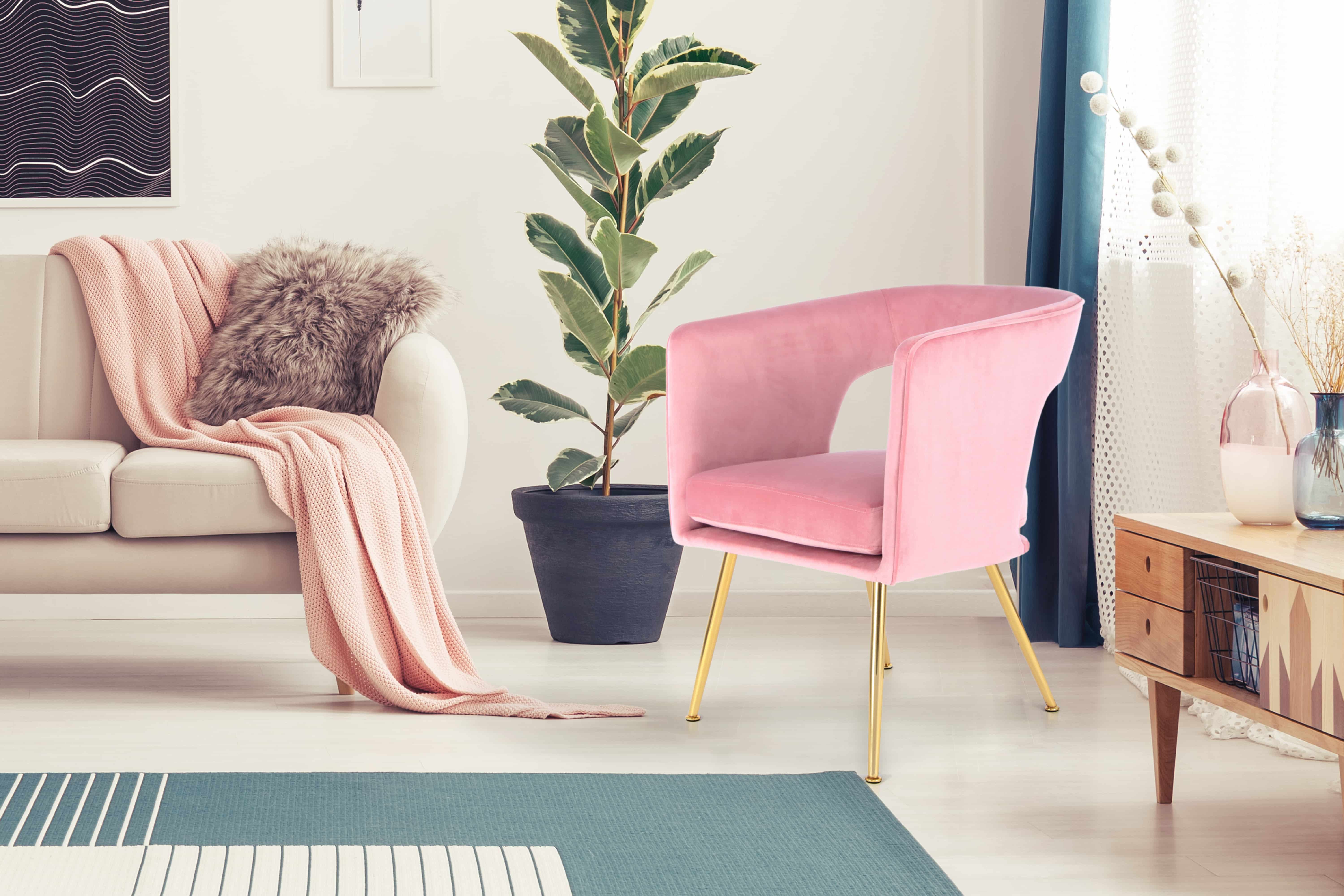 Stuhl Jolene 125 Rosa Stuhl Jolene 125 Rosa
