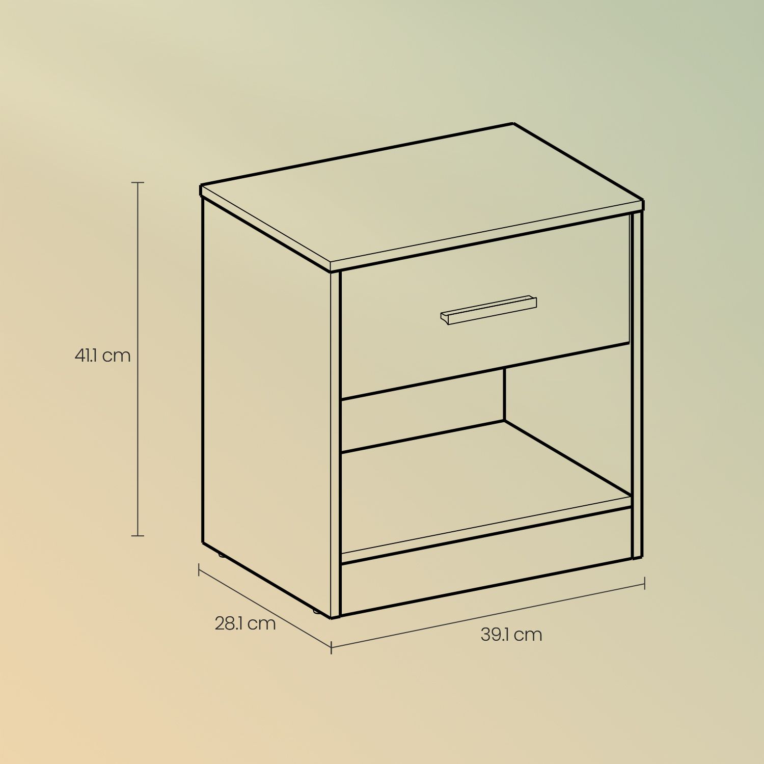 Nachttisch, 2er Set, Beistelltisch Nachttisch, 2er Set, Beistelltisch