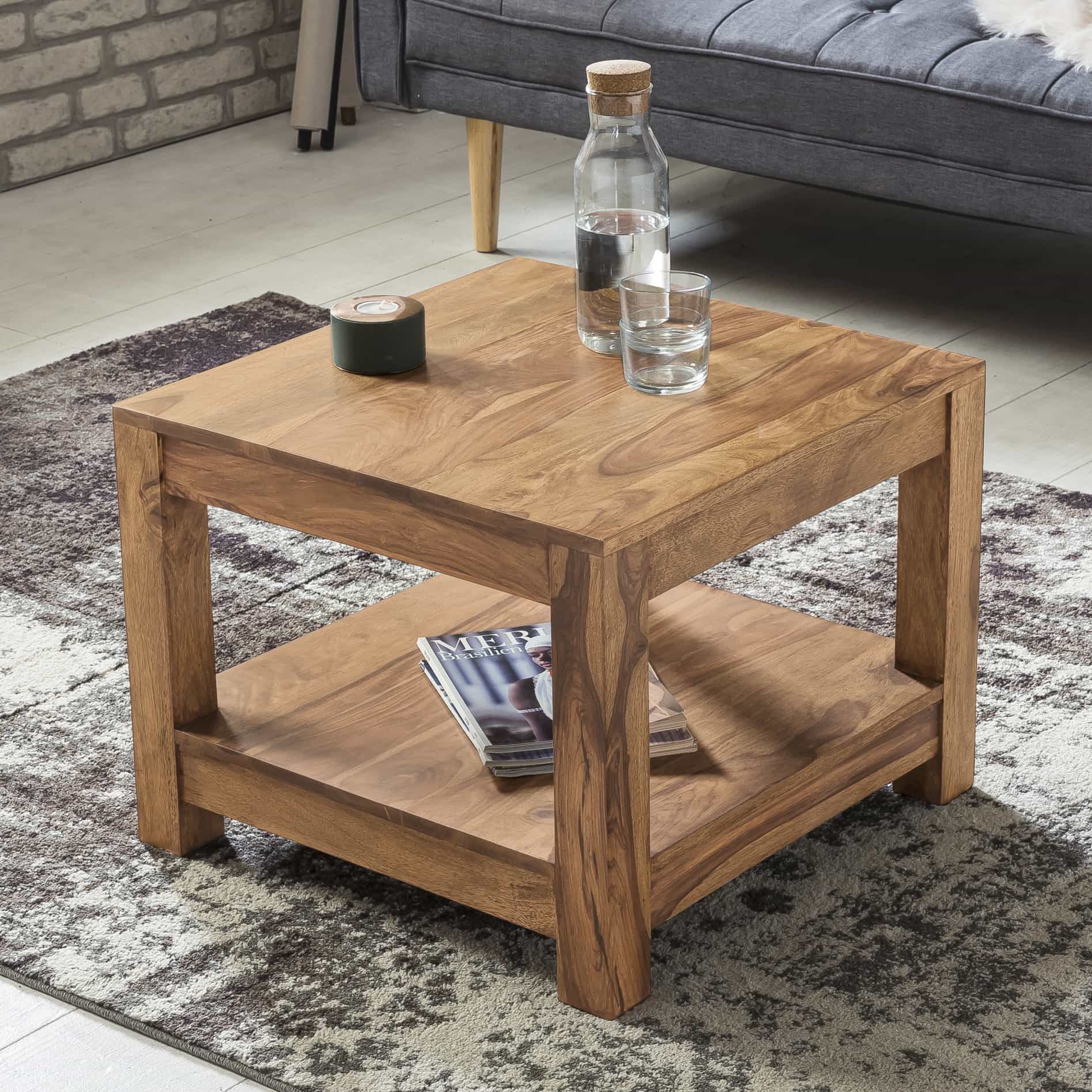 38743-WOHNLING-Couchtisch-MUMBAI-Massiv-Holz-Akazie5cax9AGtWUaJ3 Couchtisch MUMBAI Massiv-Holz Akazie 60 x 60 cm Wohnzimmer-Tisch Design dunkel-braun Landhaus-Stil Beistelltisch