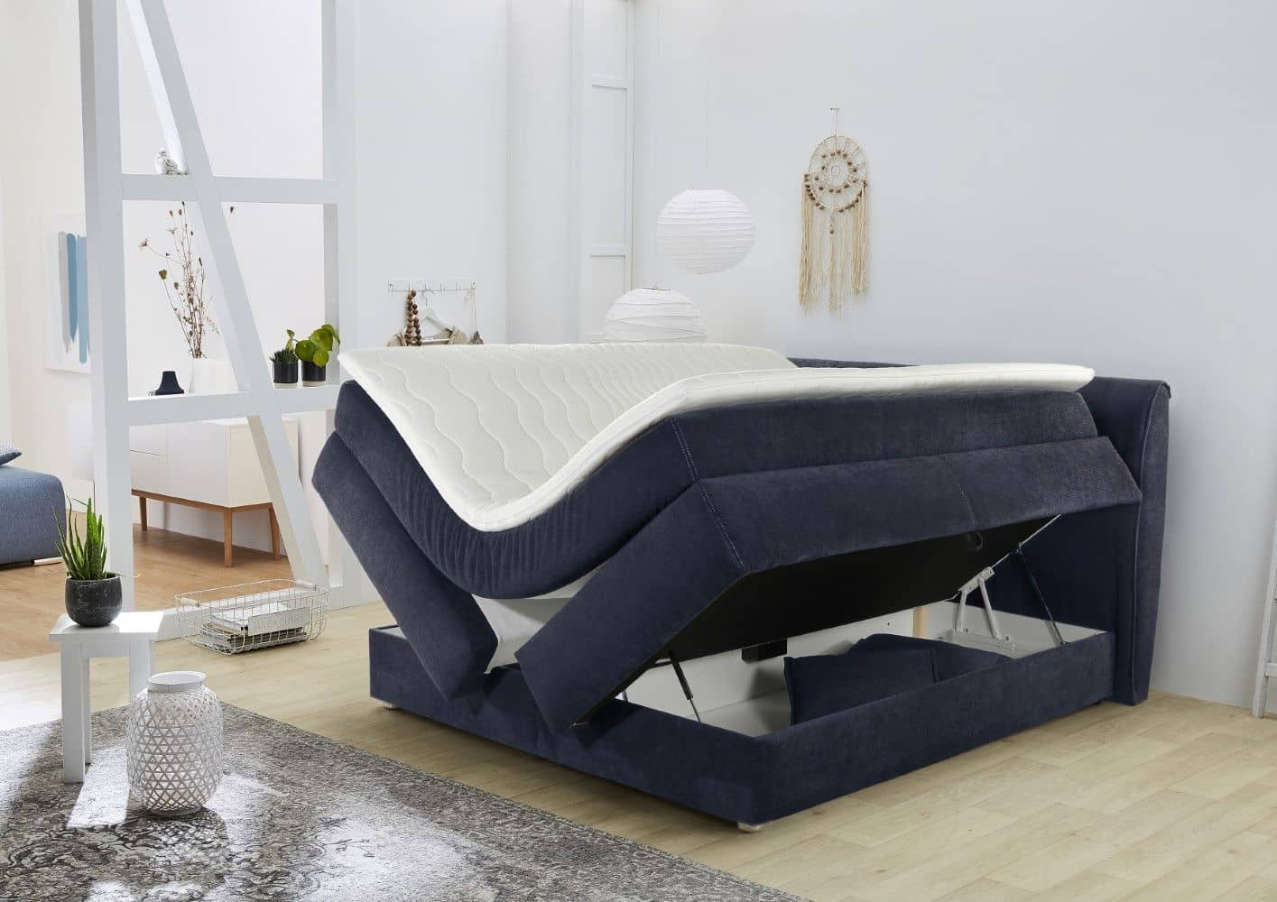Boxspringbett Carla 180x200 mit Bettkasten - Jockenhöfer Boxspringbett Carla 180x200 mit Bettkasten - Jockenhöfer