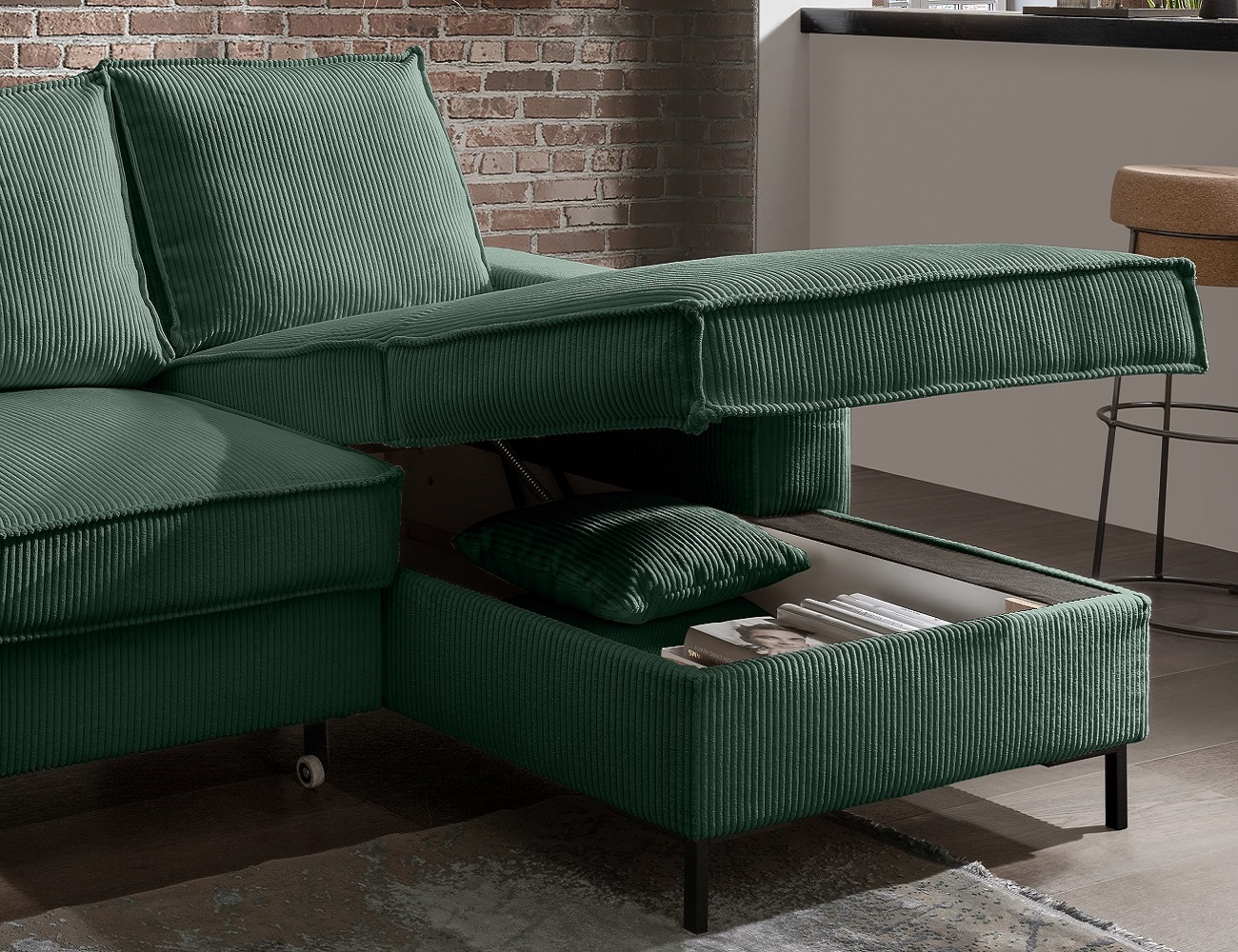 Ecksofa Rom – Die Wohlfühloase mit Schlaffunktion Ecksofa Rom – Die Wohlfühloase mit Schlaffunktion