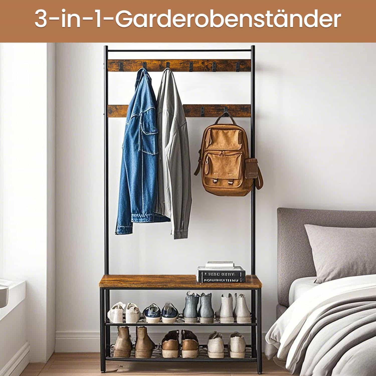 Garderobenständer, Garderobe, Kleiderständer