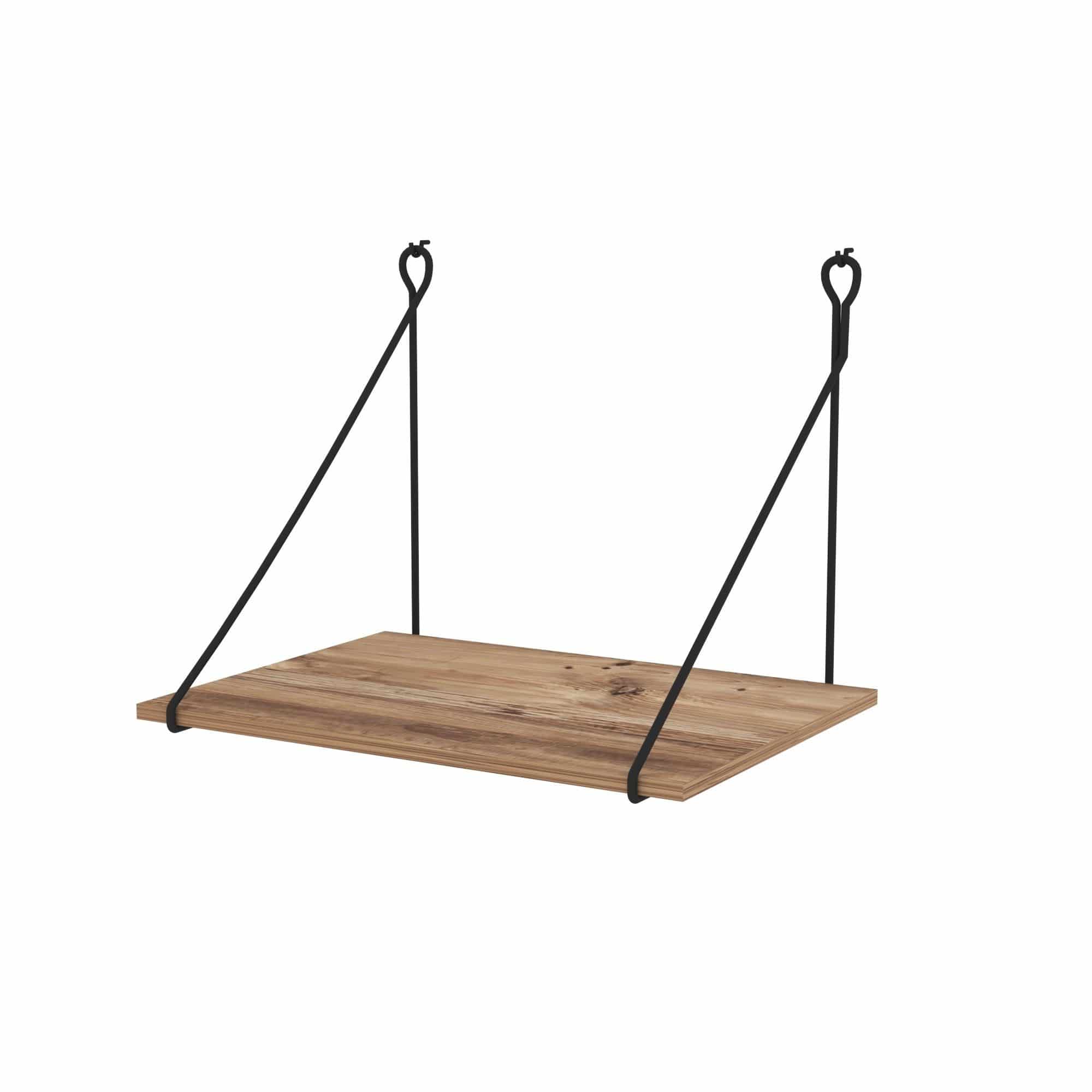 Tuna - Walnuss - hängende Schreibtischplatte Tuna - Walnuss - hängende Schreibtischplatte