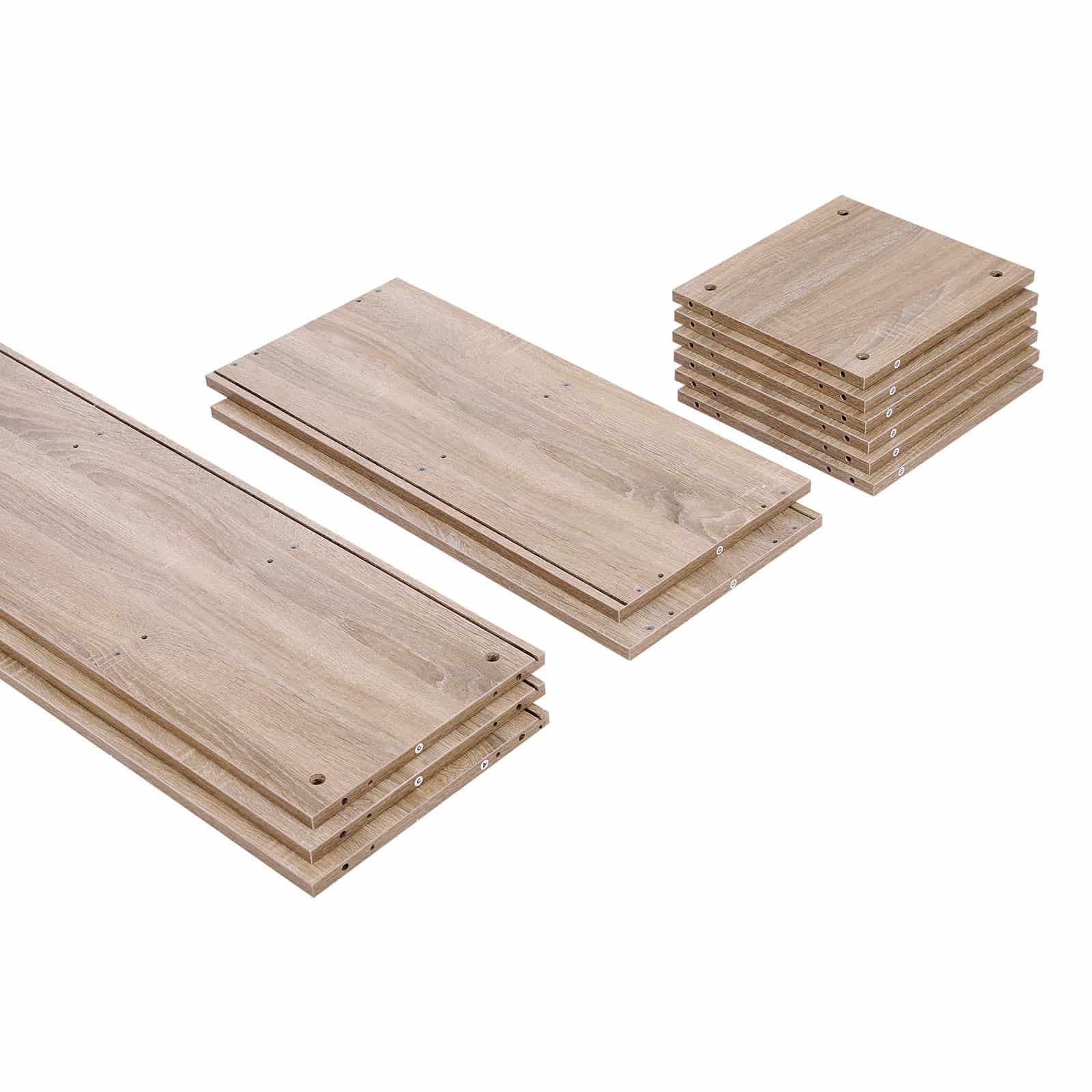 Schlichtes Regal mit 8 Fächern Holzoptik-LBC24NL Schlichtes Regal mit 8 Fächern Holzoptik-LBC24NL