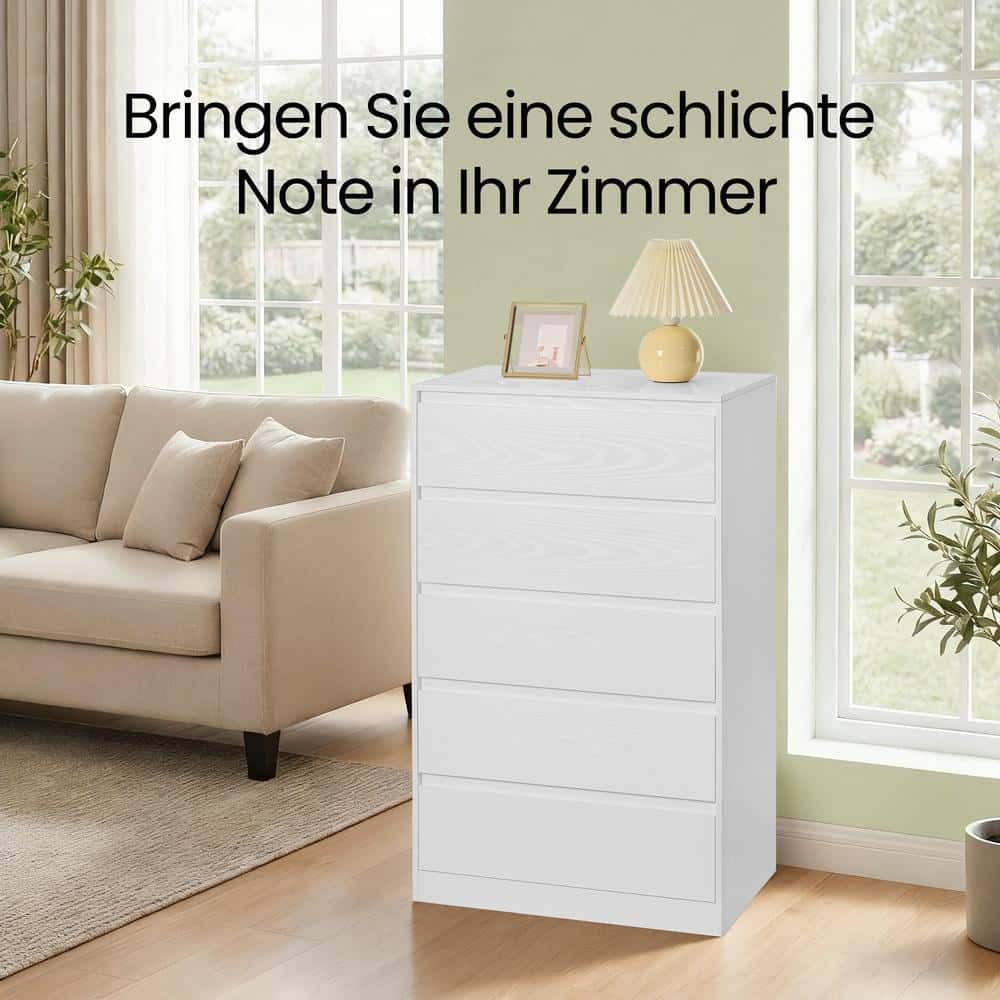 Kommode, Aufbewahrungsschrank, mit 5 Schubladen Kommode, Aufbewahrungsschrank, mit 5 Schubladen